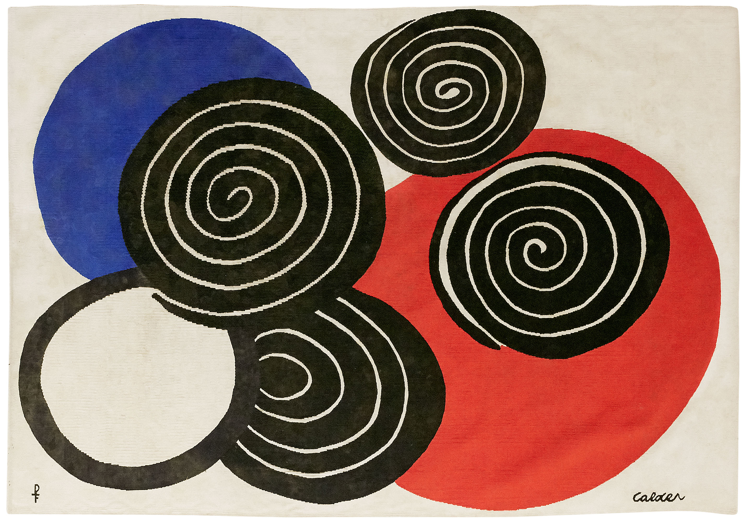 Alexander Calder — Четыре черных диска, модель детского сада 1971 года выпуска, братья Пинтон
