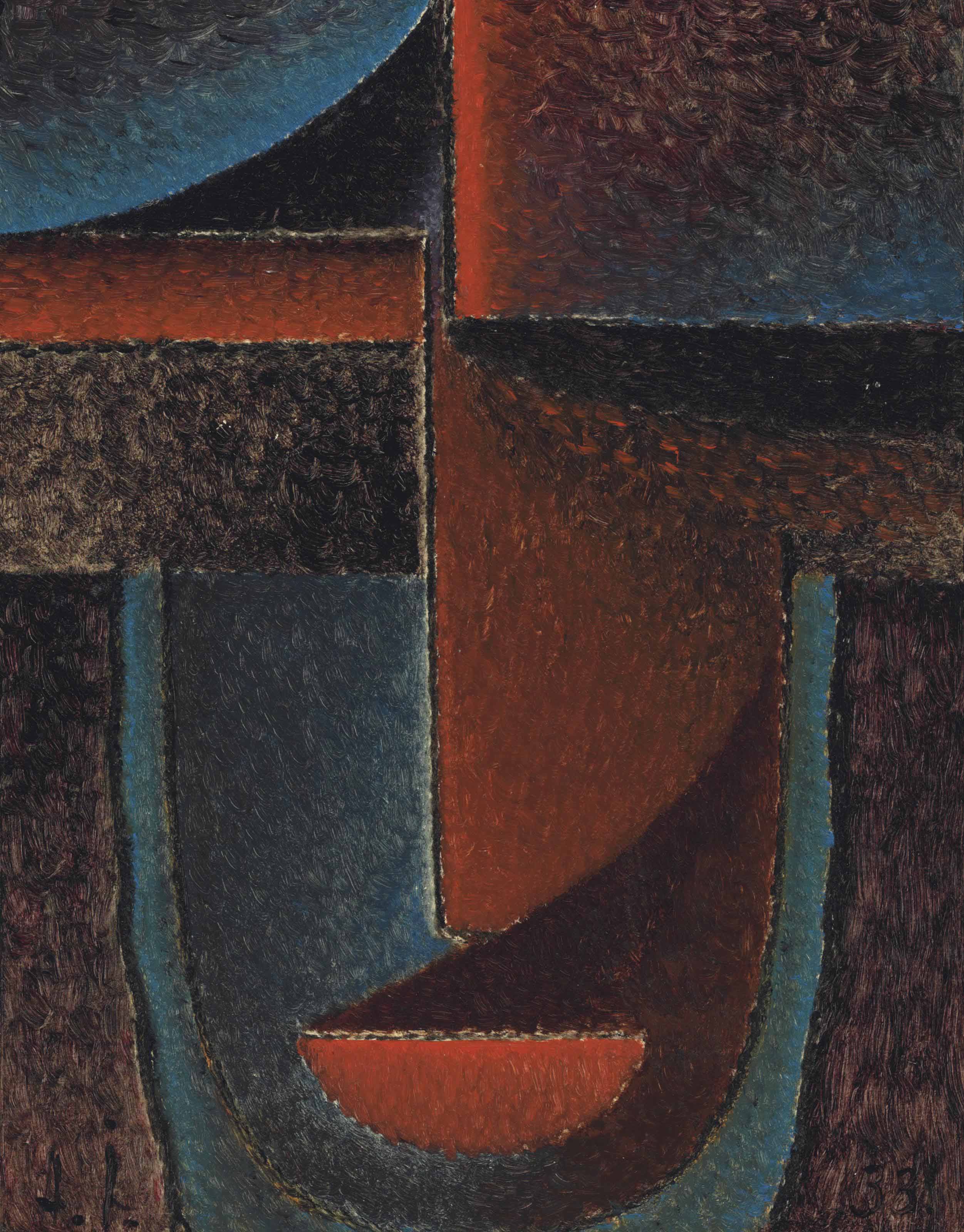 Alexej von Jawlensky — Реферат Копфа: Блау - Рот