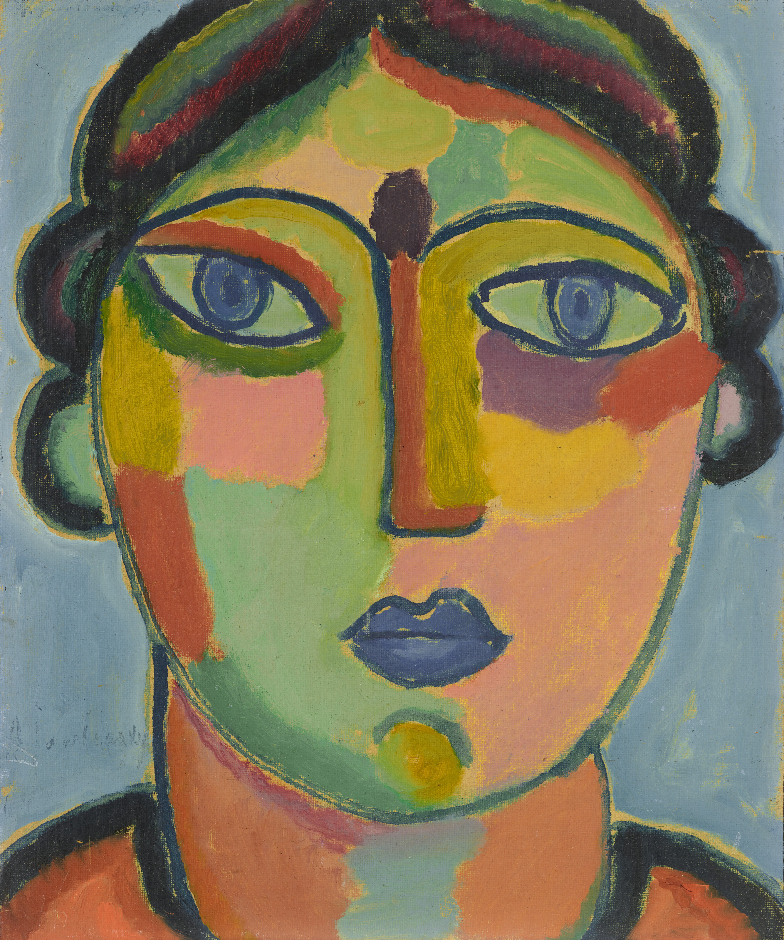 Alexej von Jawlensky — Мистический Копф: Блауэр Мунд