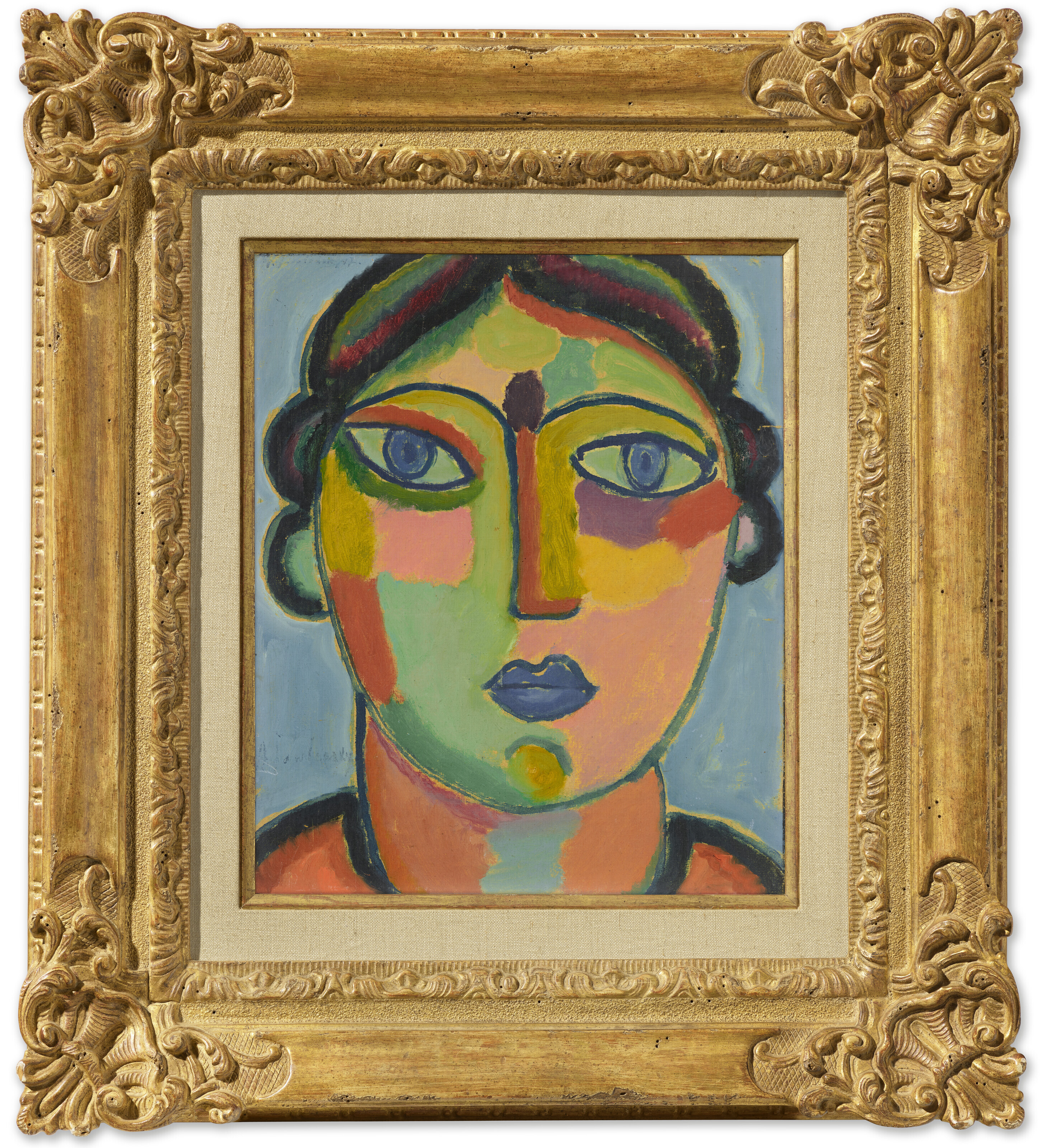 Alexej von Jawlensky — Мистический Копф: Блауэр Мунд, изображение 3