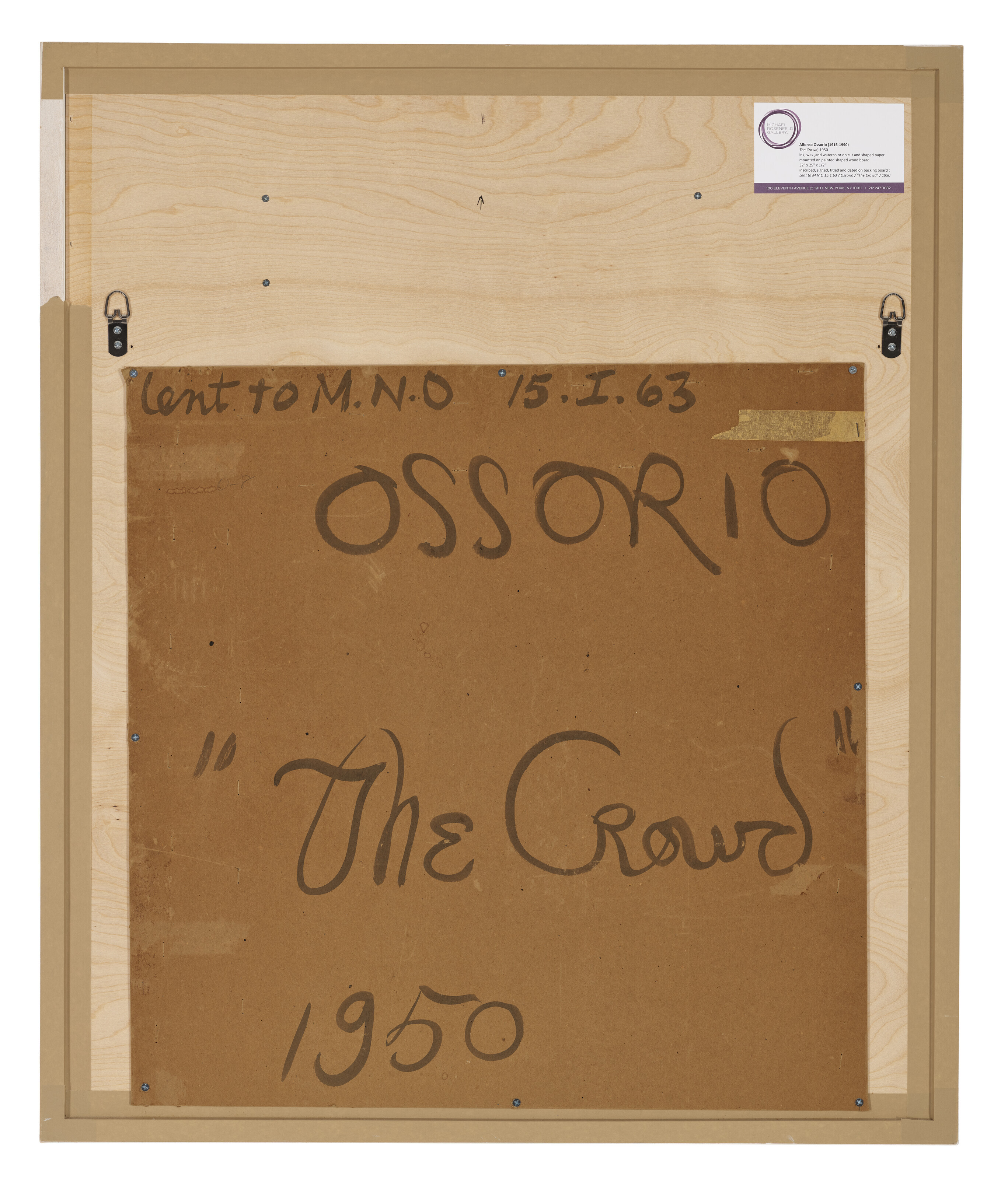 Alfonso Ossorio — Толпа, изображение 4