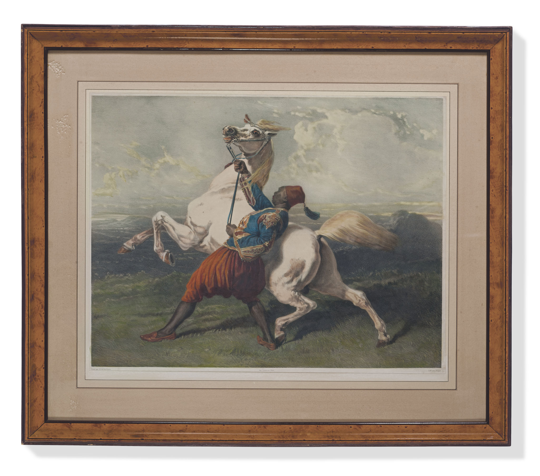 Alfred De Dreux — Омар; Джафар, пар Шарль Барг