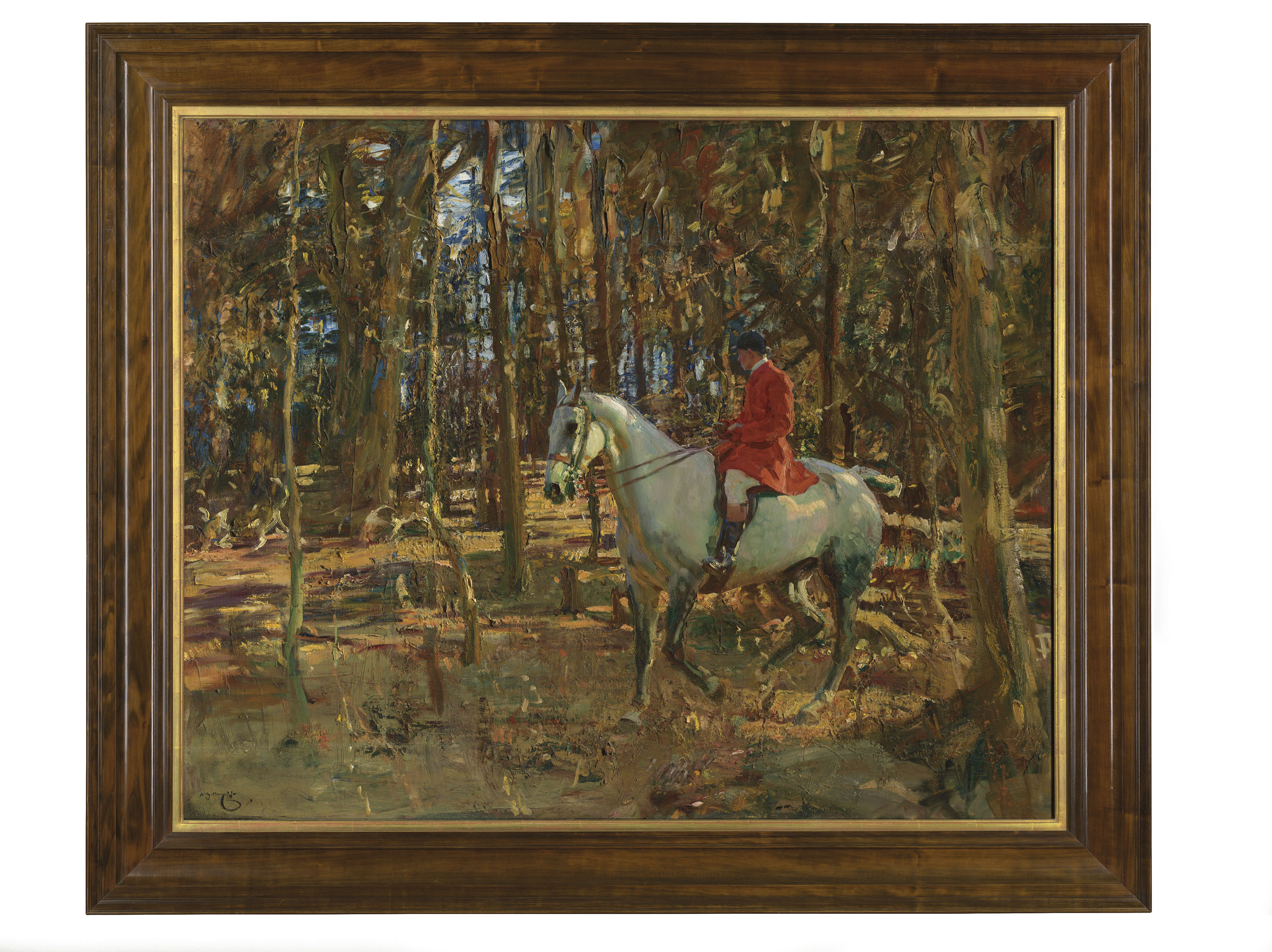Alfred James Munnings — The whip, Тревэллоу Вуд, Корнуолл, изображение 2