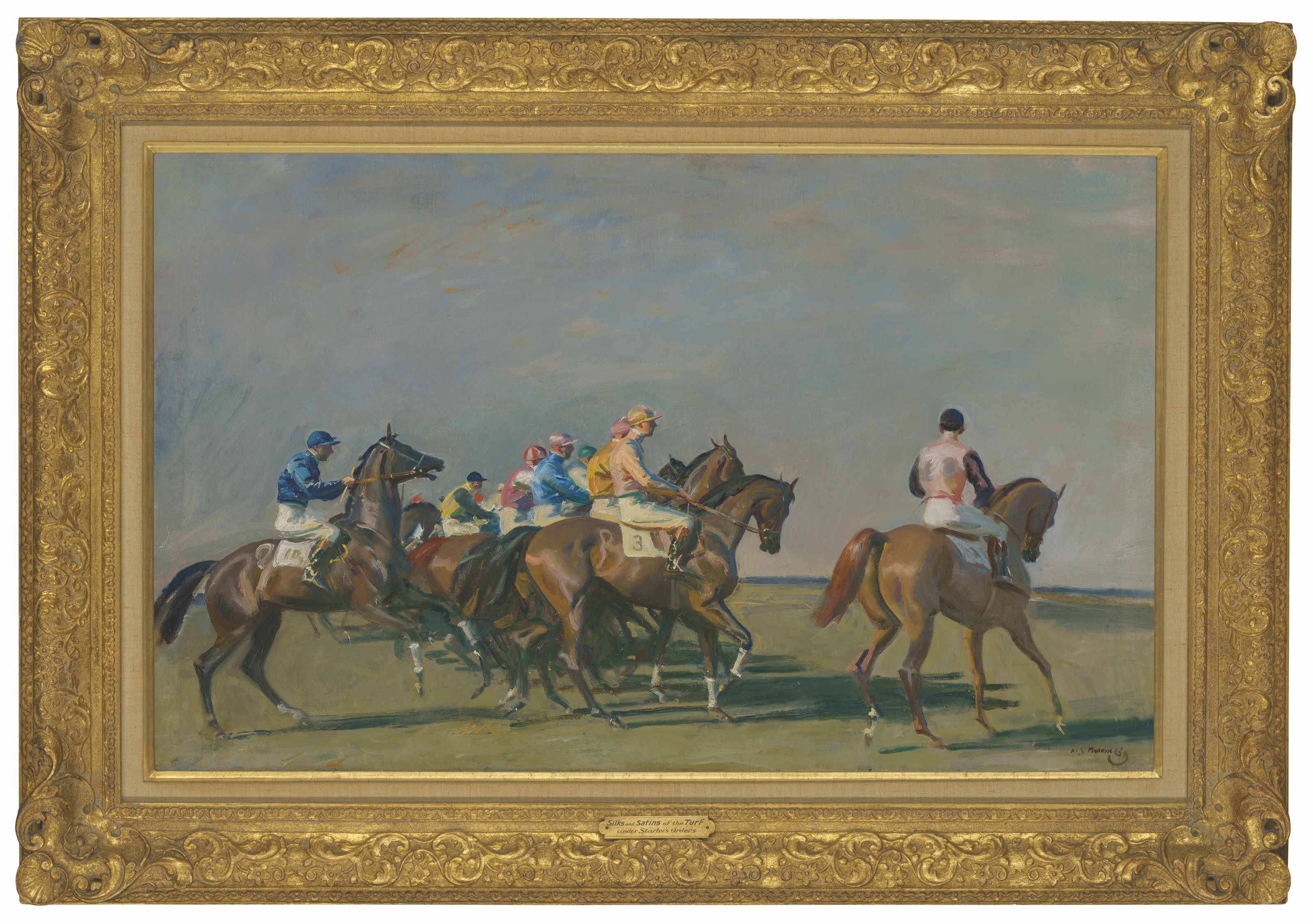 Alfred James Munnings — Шелк и атлас для торфа, по заказу Стартера, изображение 2