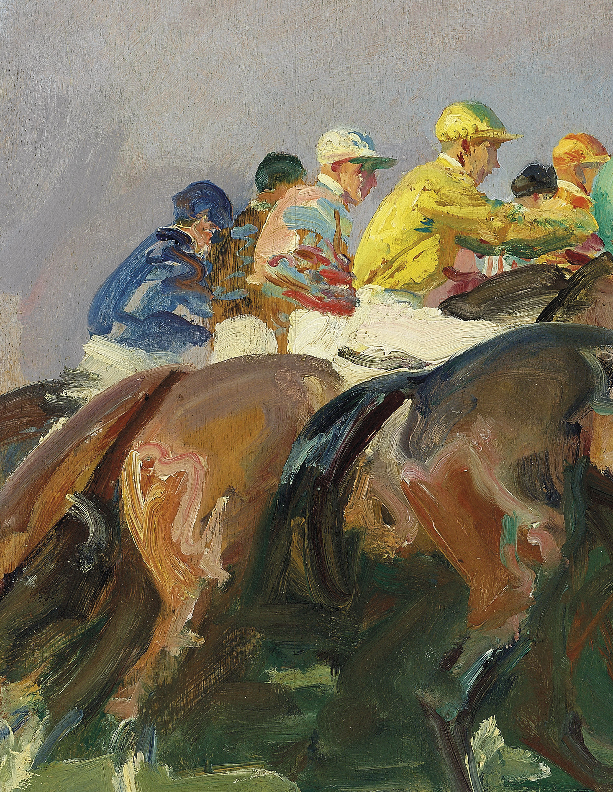 Alfred James Munnings — Начало работы в Ньюмаркете, изображение 4