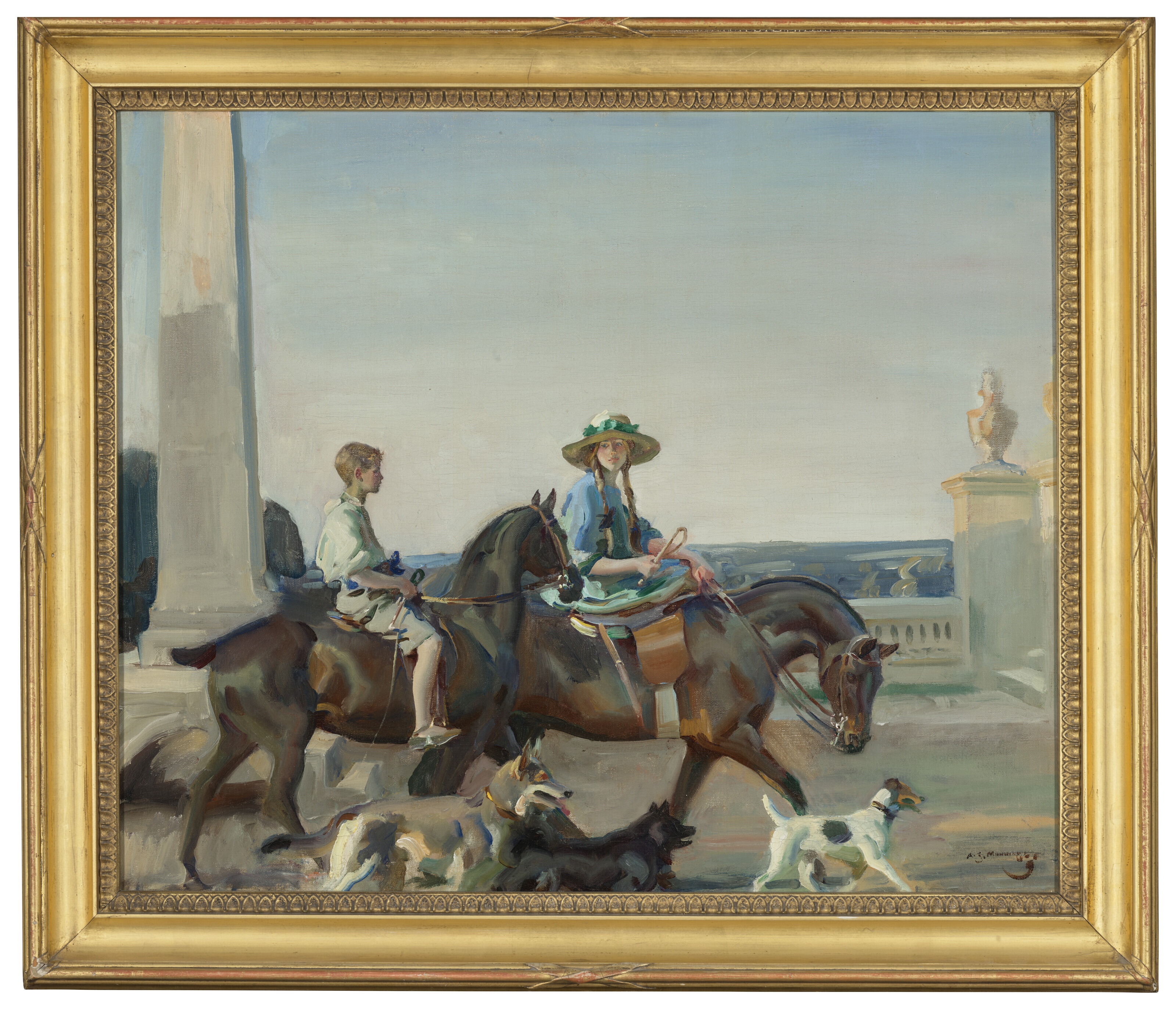 Alfred James Munnings — Хонор и Хью Вивиан Смит, изображение 2