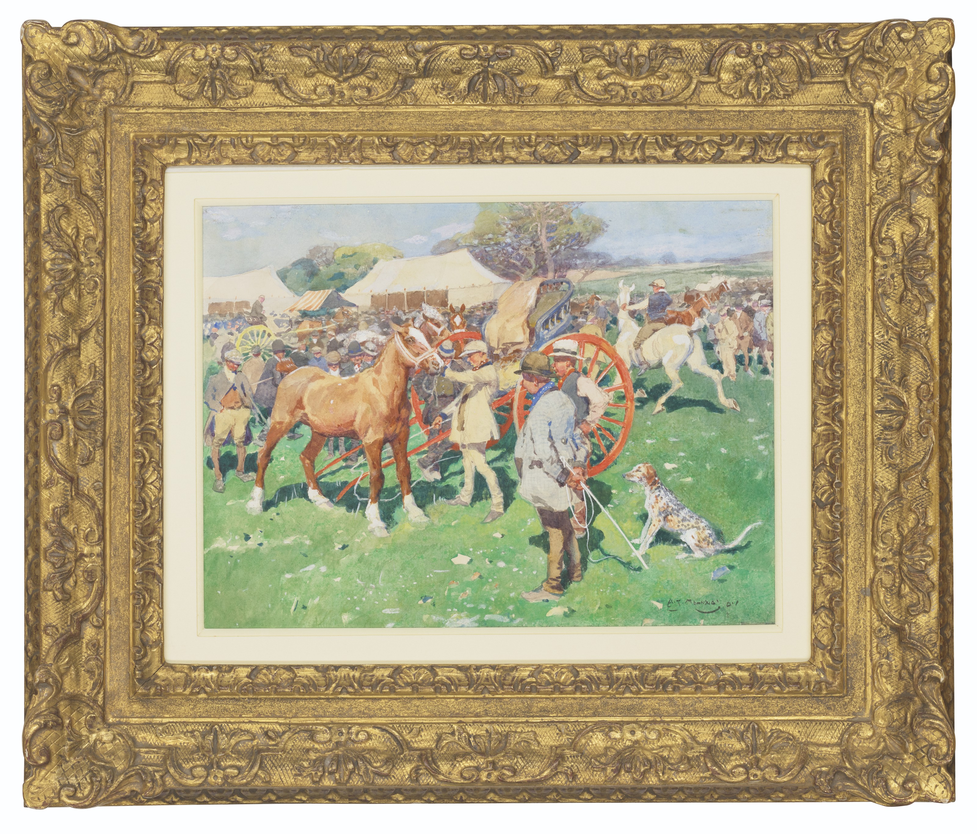 Alfred James Munnings — Конная ярмарка, изображение 2