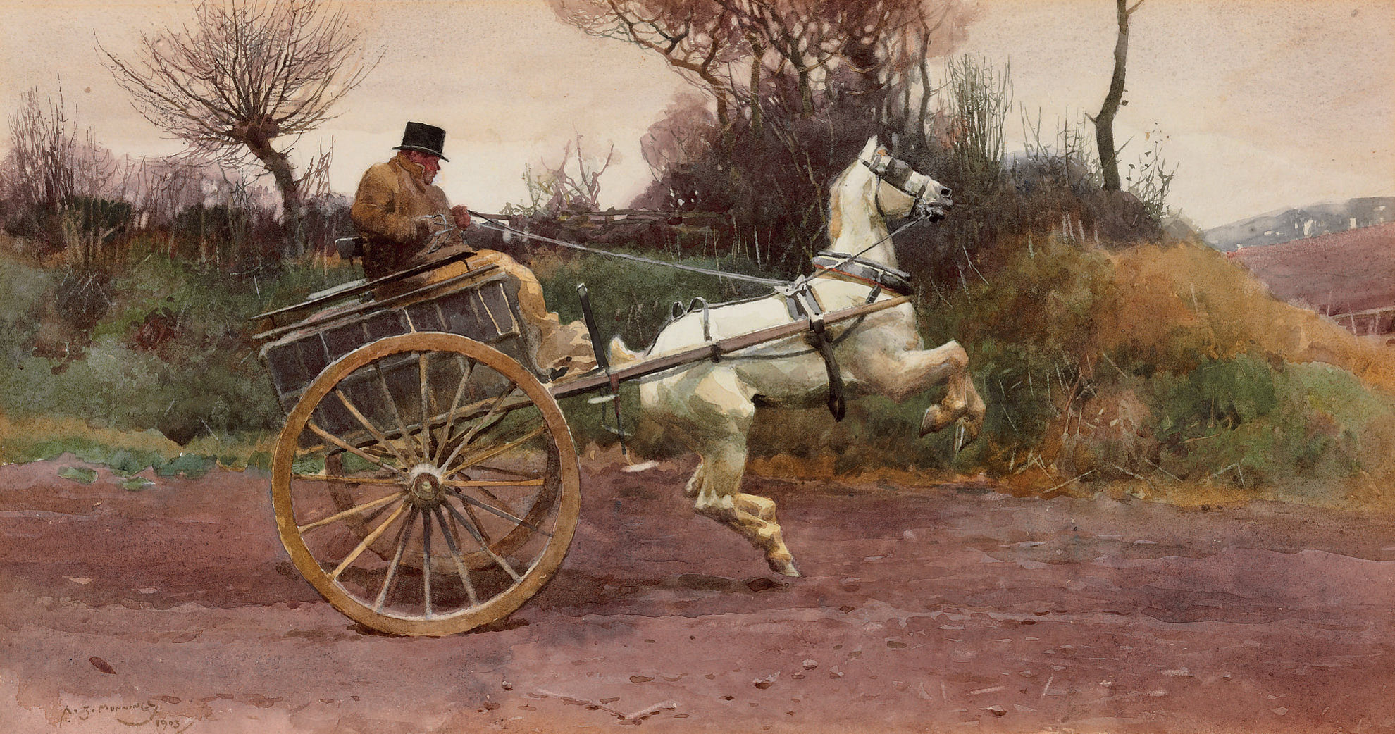 Alfred James Munnings — Резвый пони