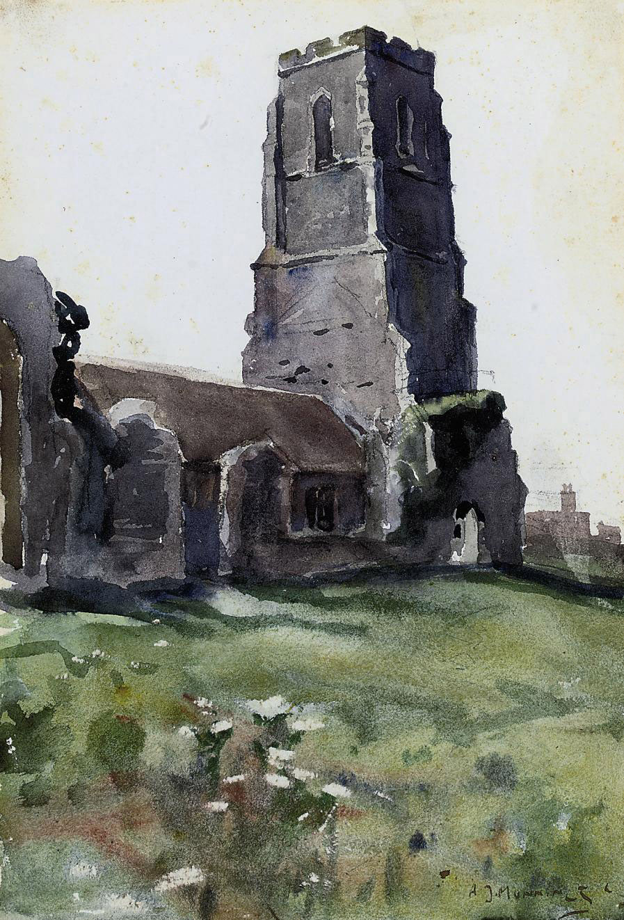 Alfred James Munnings — Церковь Святого Андрея, Ковехит