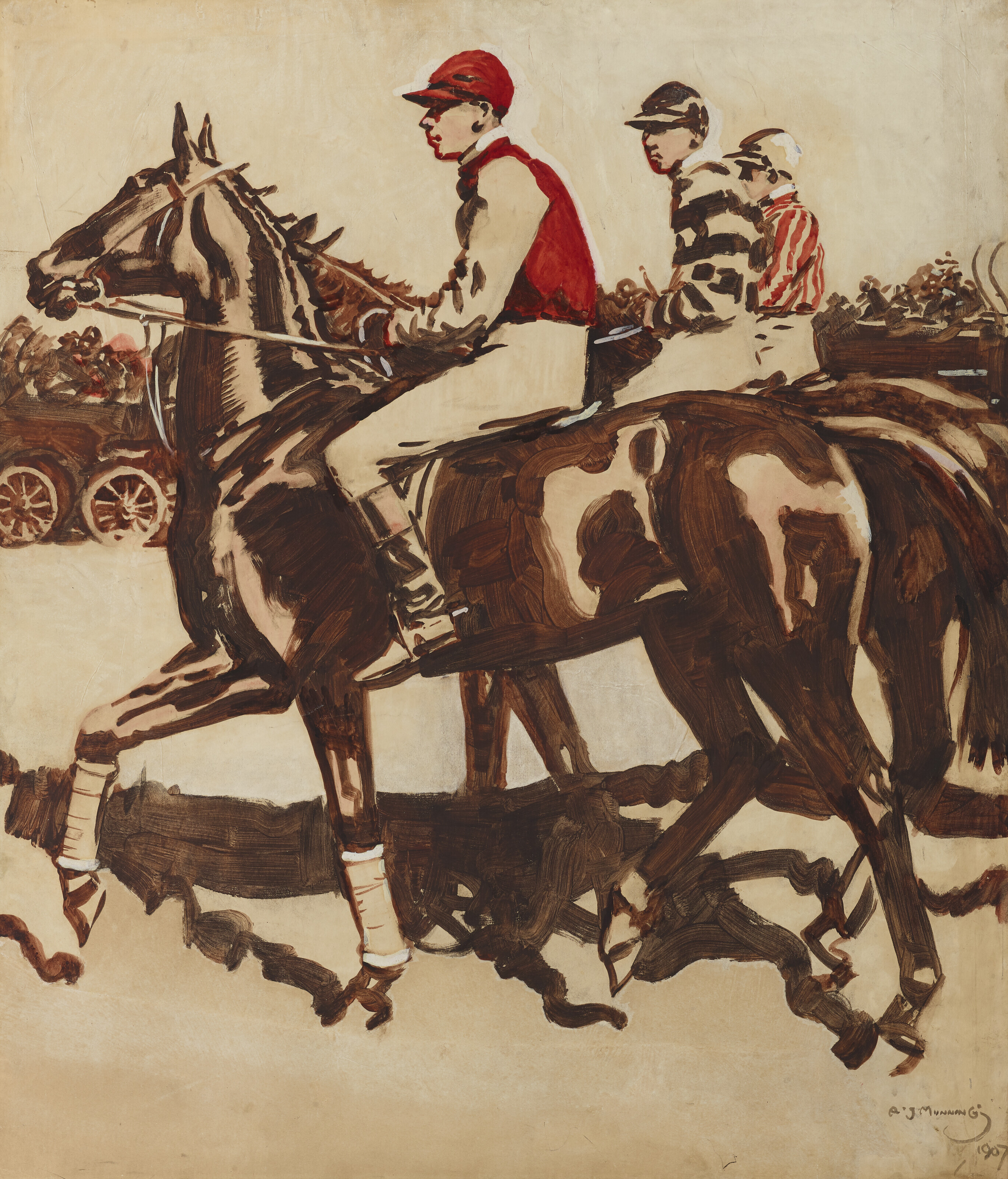 Alfred James Munnings — Переходим к началу