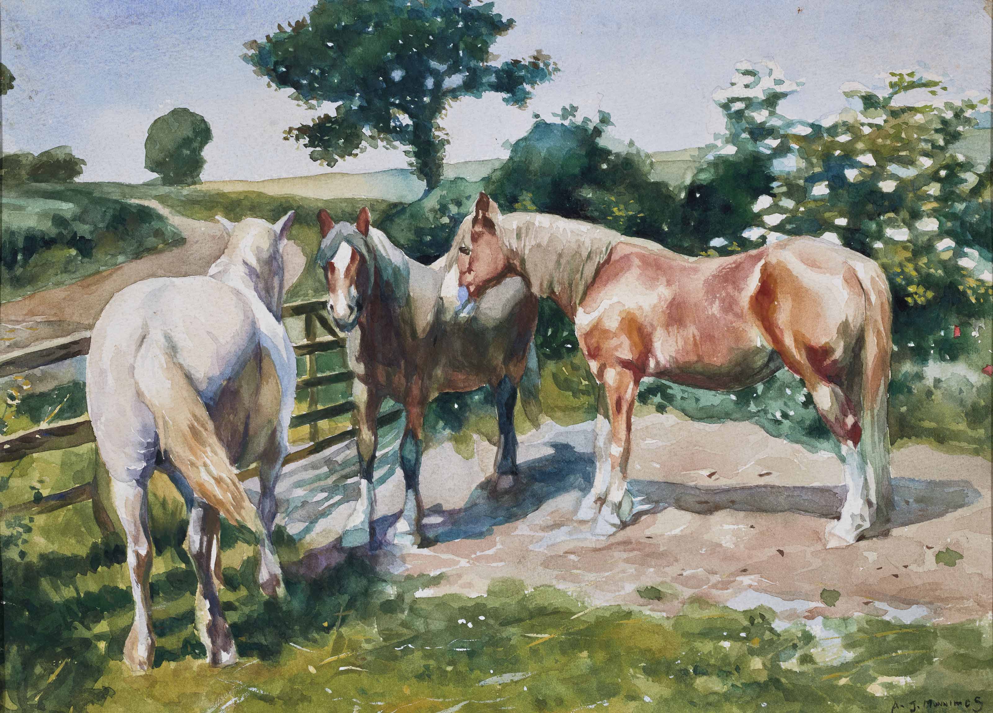 Alfred James Munnings — Летняя жара