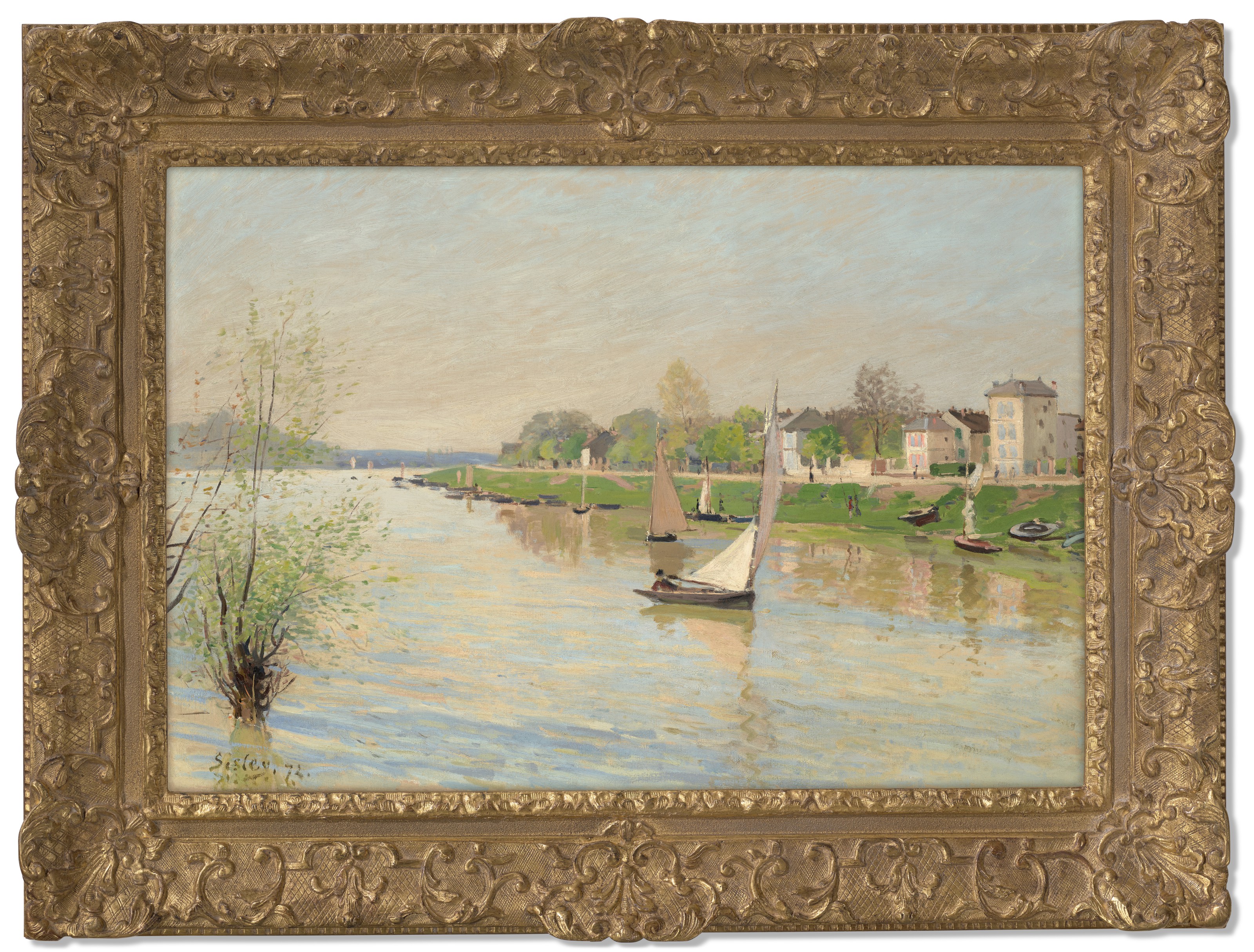 Alfred Sisley — Сена в Аржантее, изображение 2