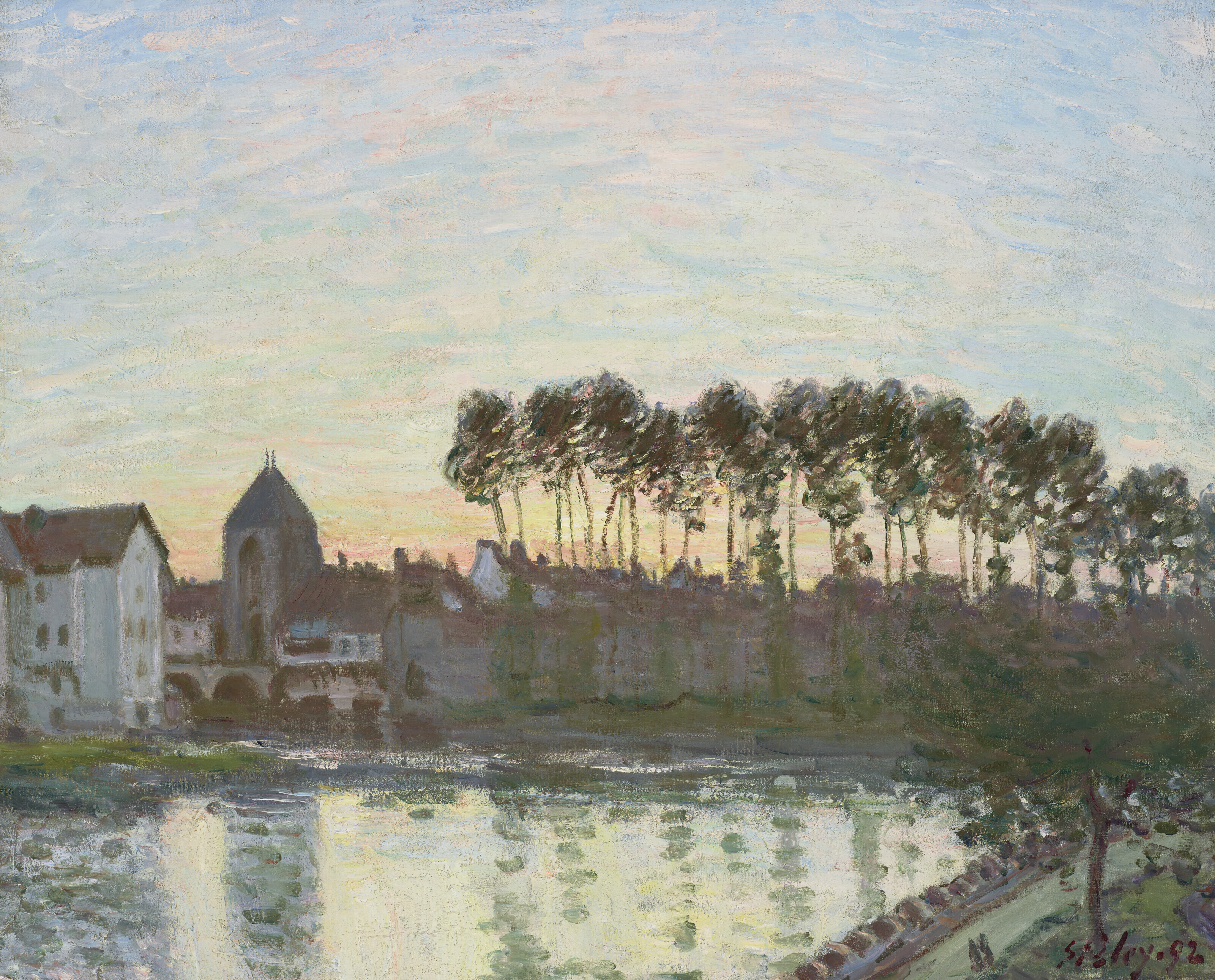 Alfred Sisley — Морет-сюр-Луан на берегу моря, изображение 1