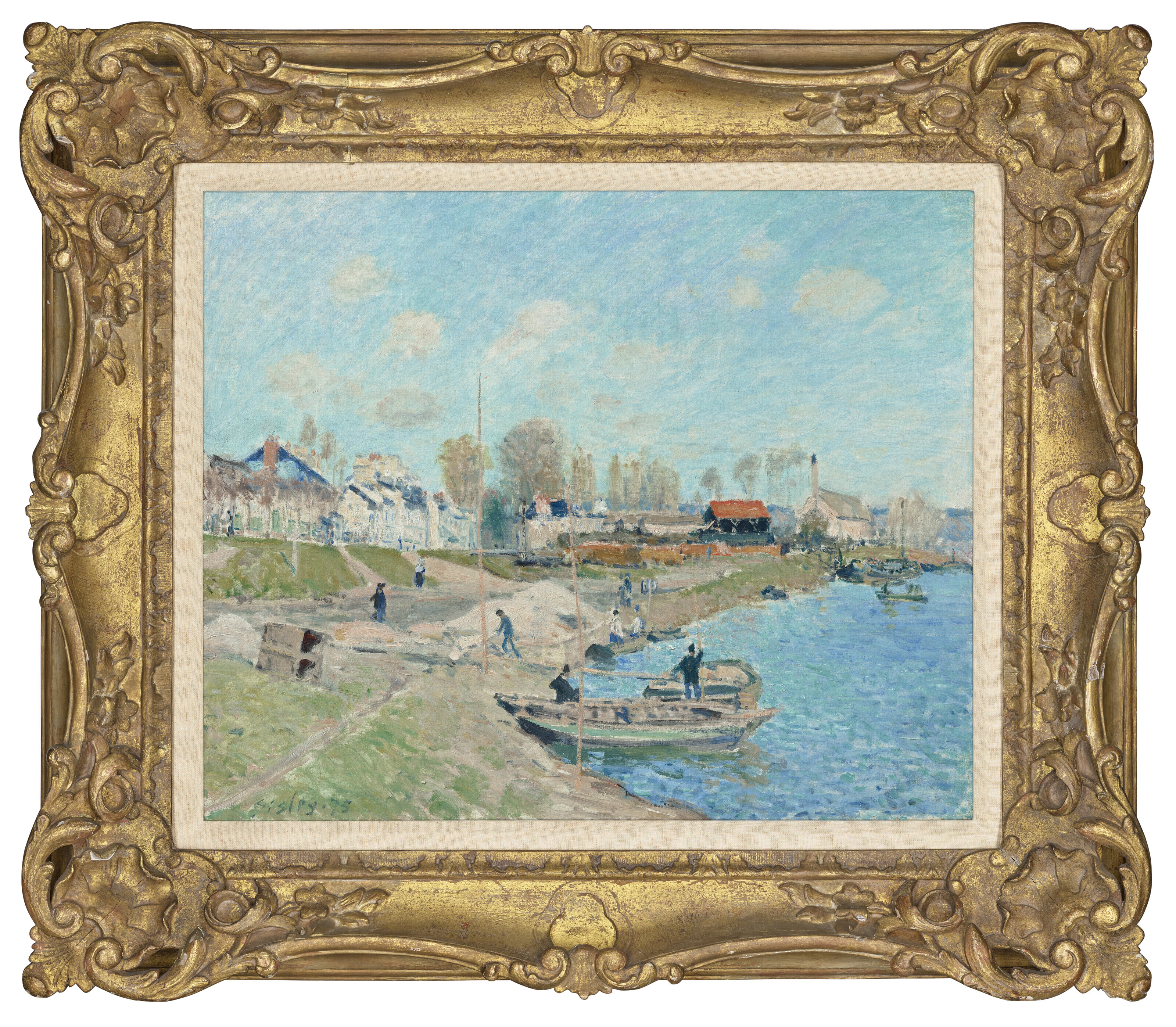 Alfred Sisley — Набережная Сабле, окрестности Порт-Марли, изображение 2