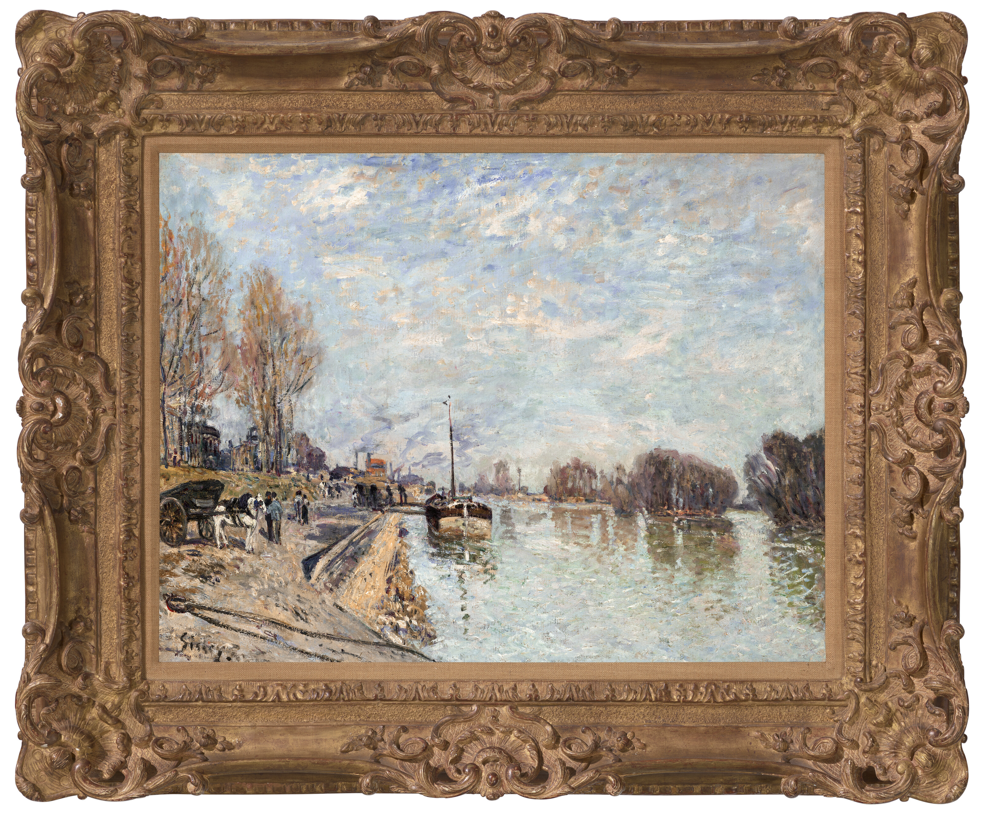 Alfred Sisley — Ла-Сена в уверенности, изображение 3