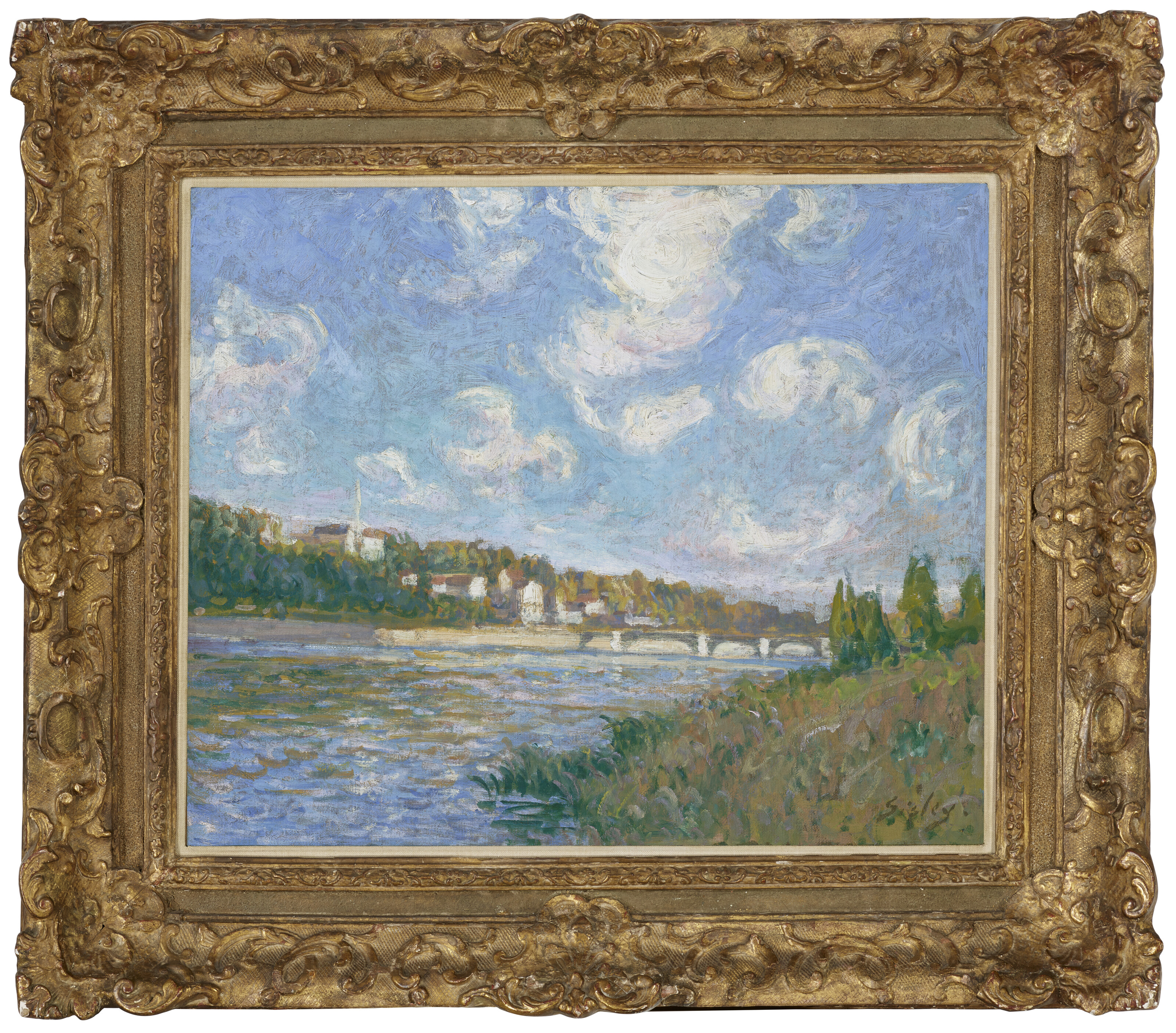 Alfred Sisley — Ла-Сена-а-Сен-Клу, изображение 3