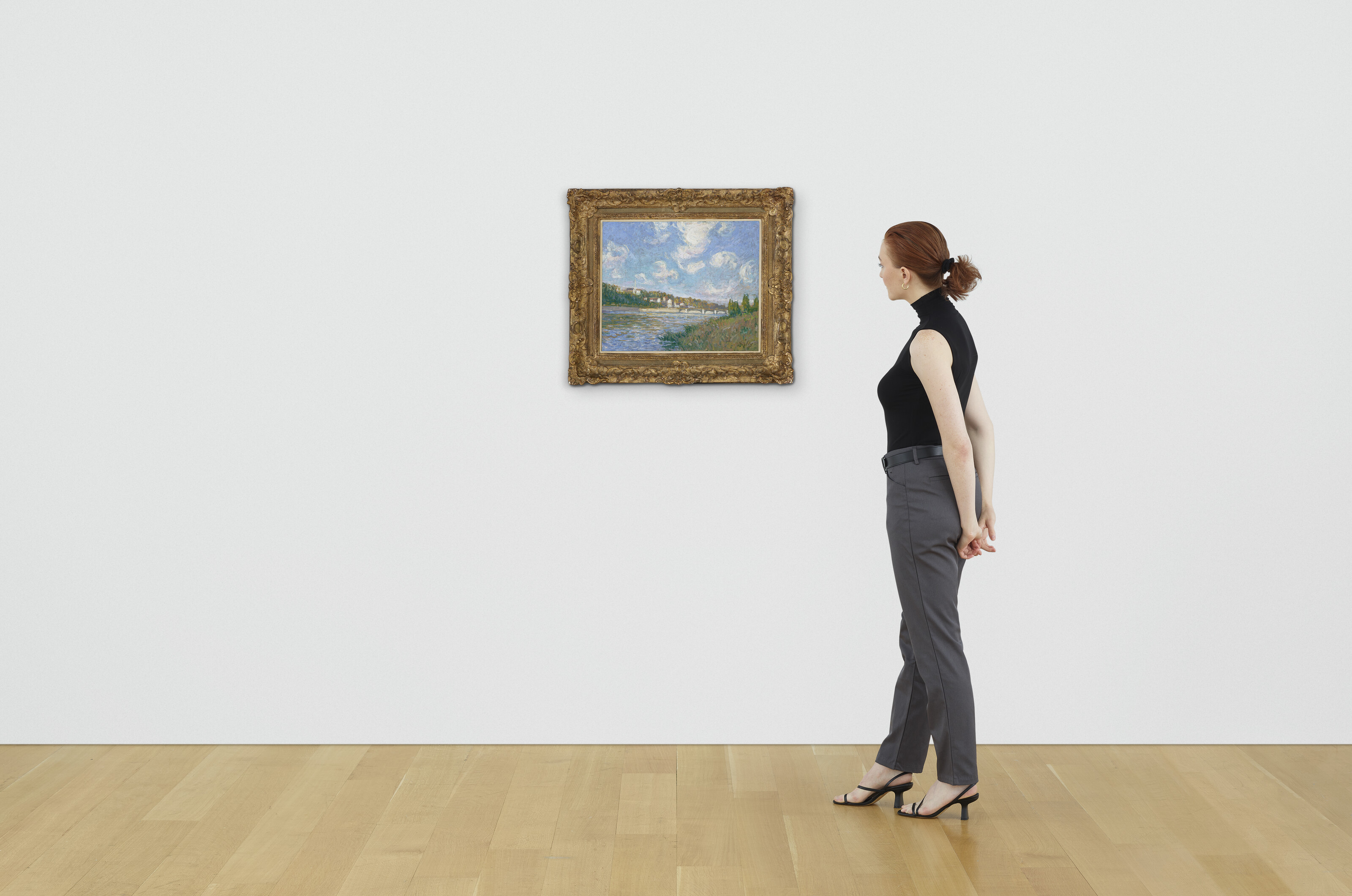 Alfred Sisley — Ла-Сена-а-Сен-Клу, изображение 5