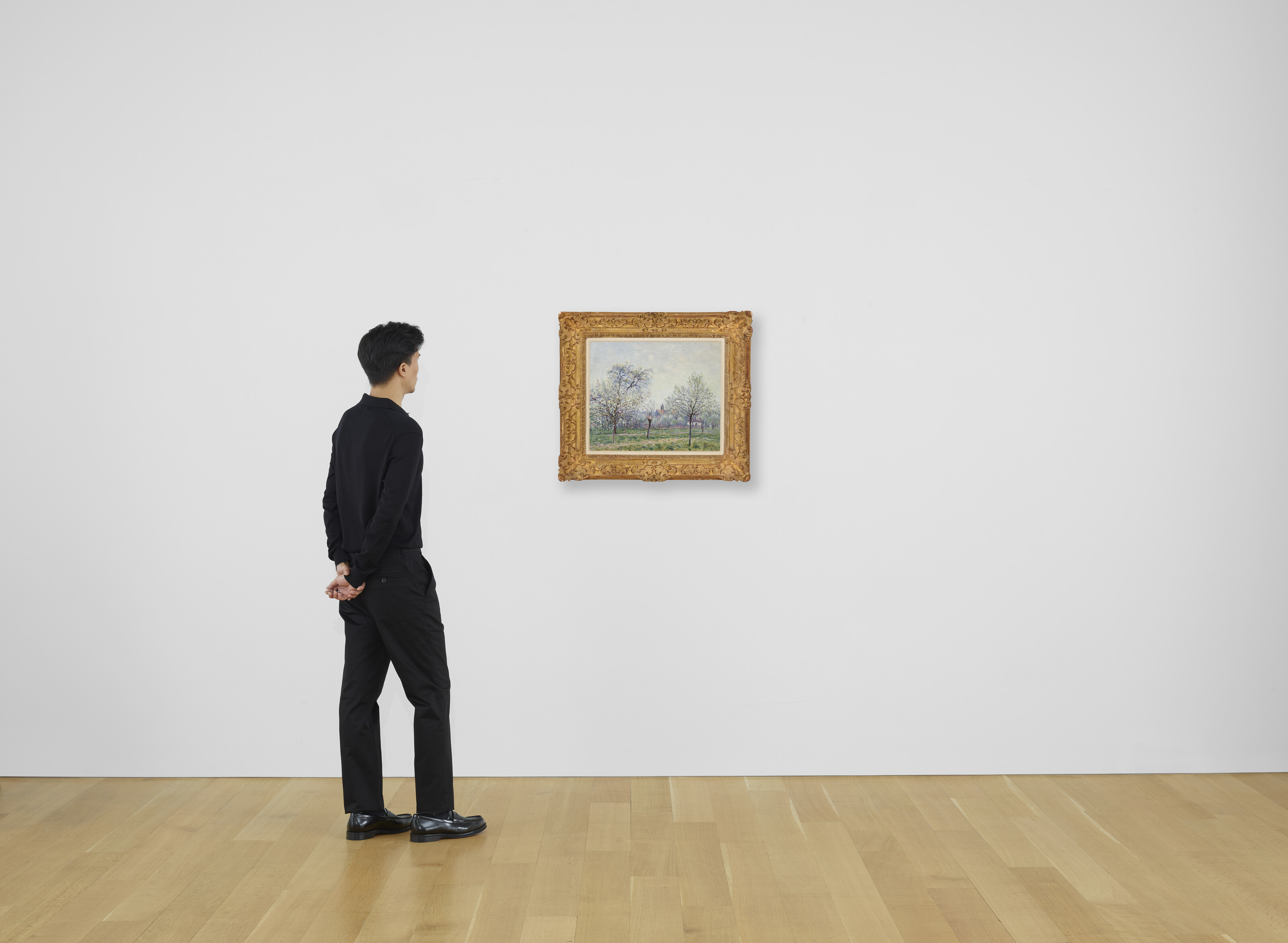 Alfred Sisley — Ле-верже-а-Морэ-сюр-Луан, Прентемп, изображение 5
