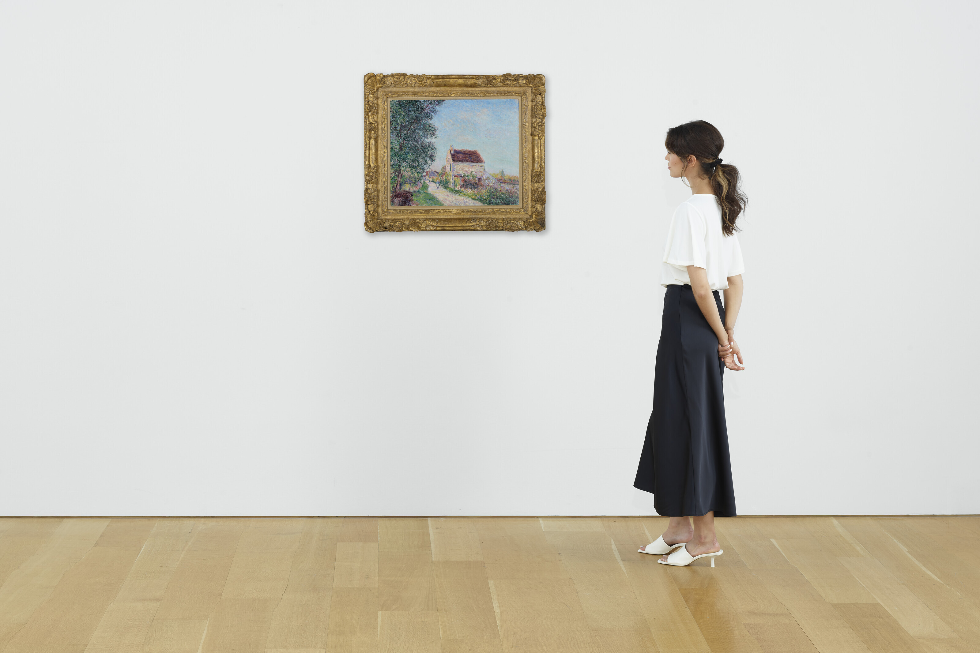 Alfred Sisley — Деревня Саблон, пре-де-Венеция-Надон, изображение 4
