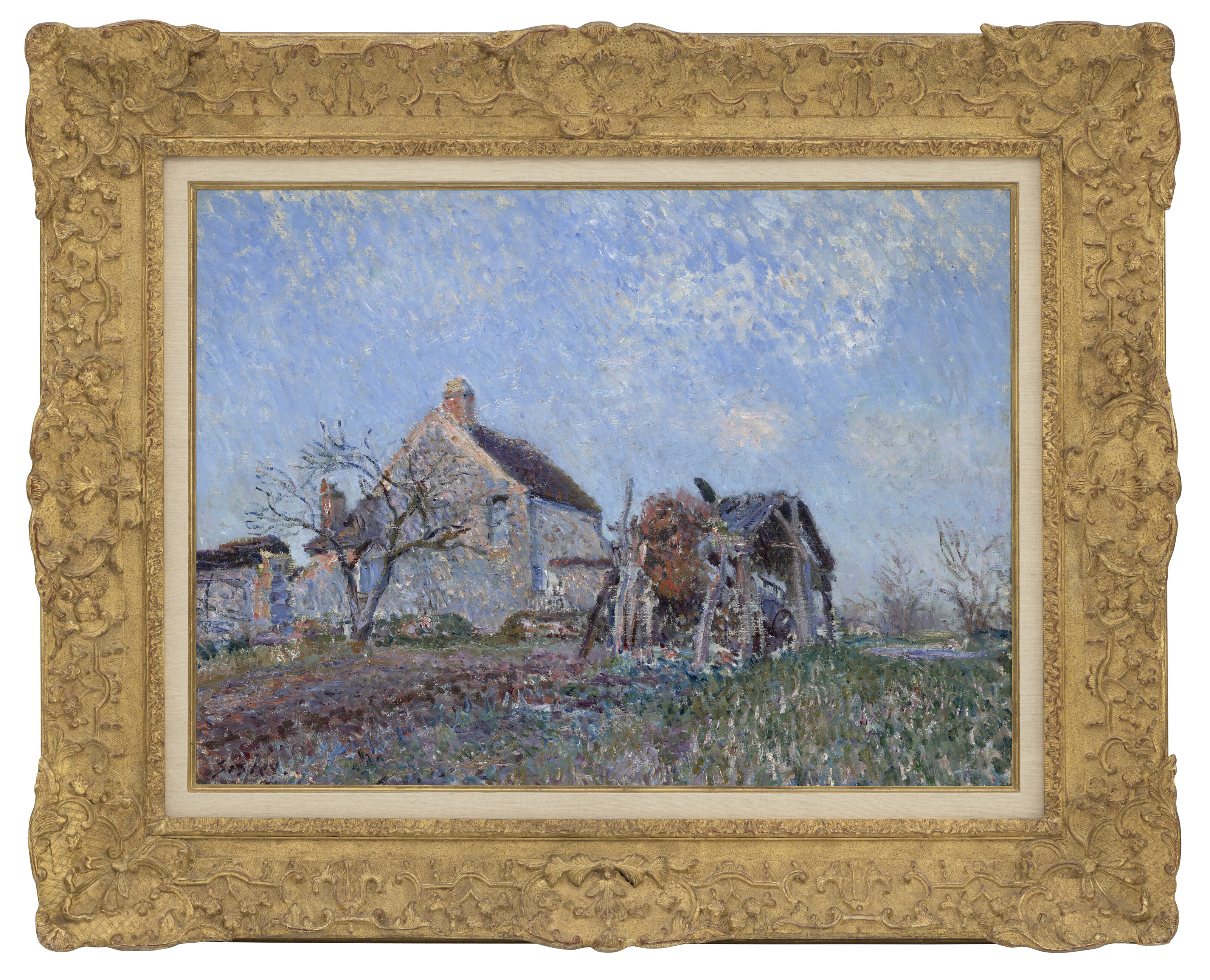 Alfred Sisley — Старый Шомьер в Саблоне, окрестности Венеции-Надон, изображение 3