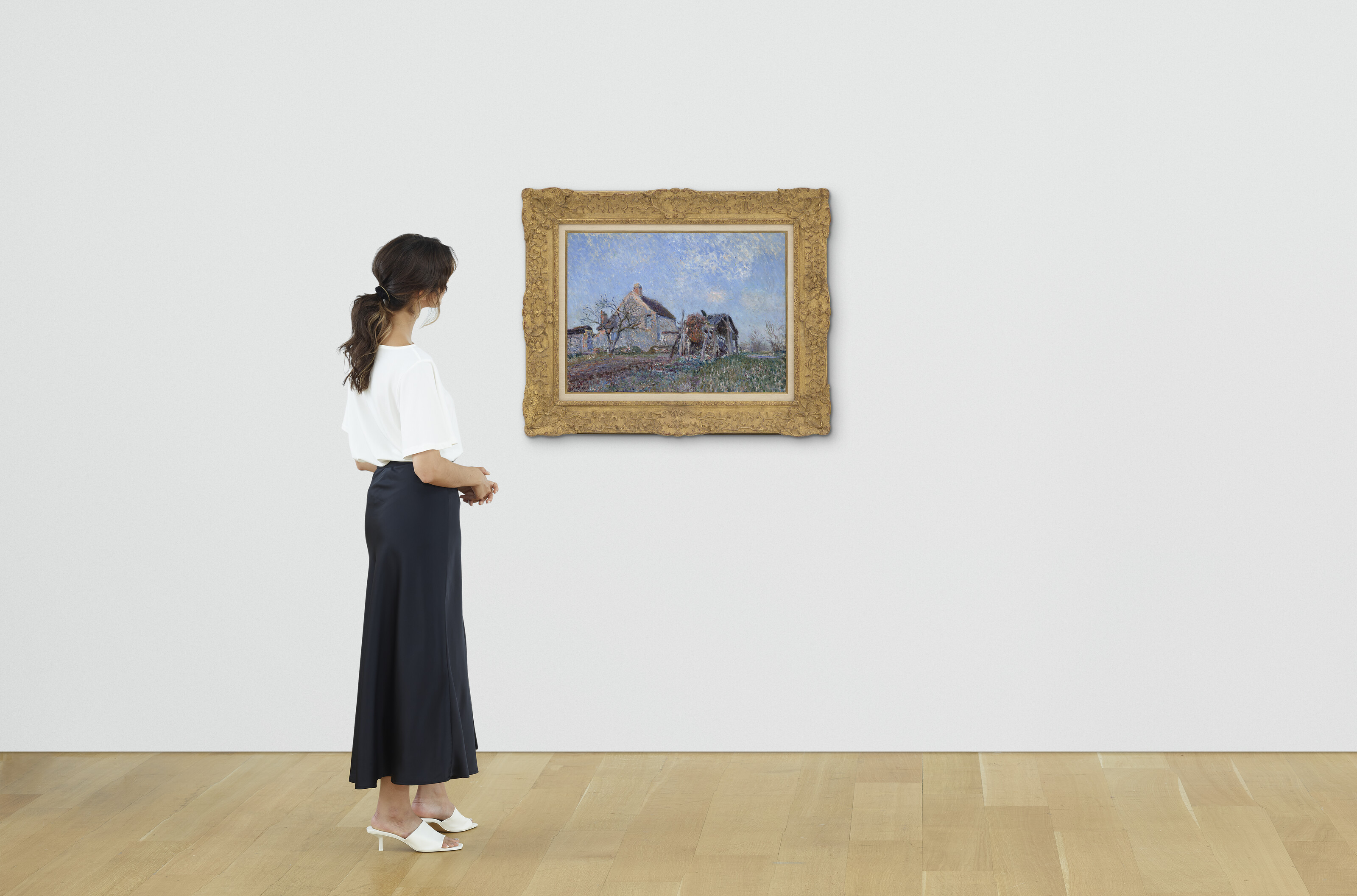 Alfred Sisley — Старый Шомьер в Саблоне, окрестности Венеции-Надон, изображение 5
