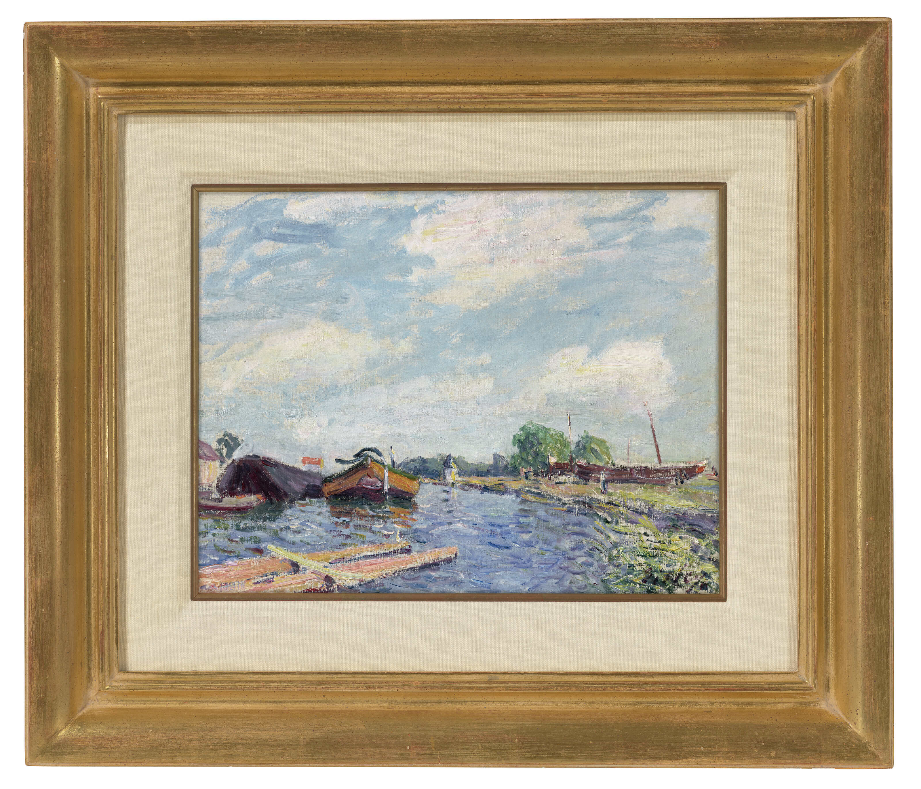 Alfred Sisley — Канал Луан-а-Сен-Мамес, изображение 2