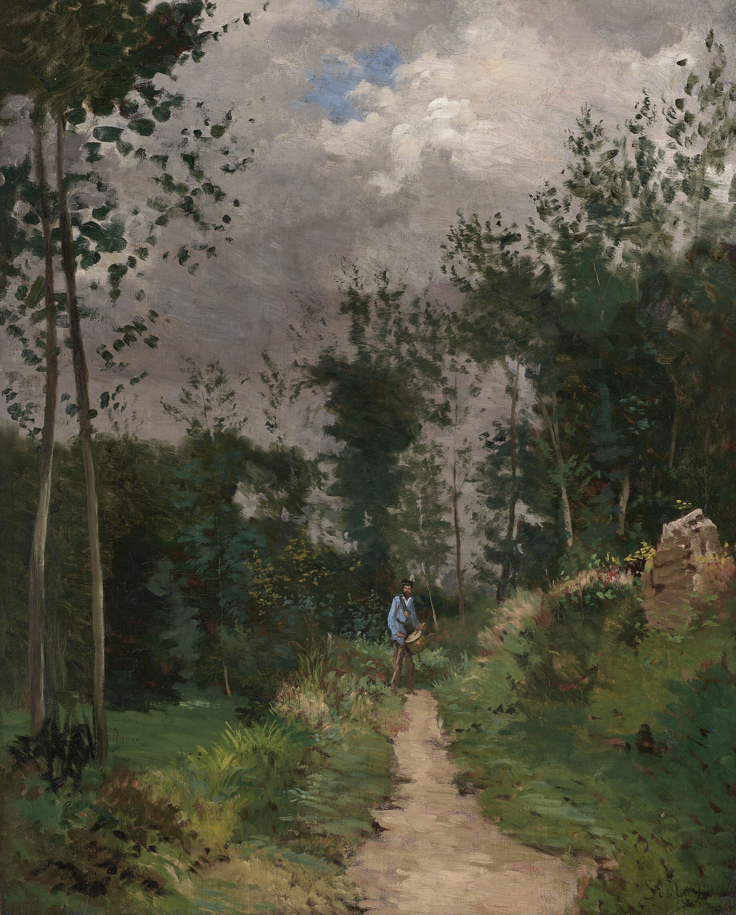 Alfred Sisley — Авангард-чемпион по танцам в крепости Фонтенбло, изображение 1