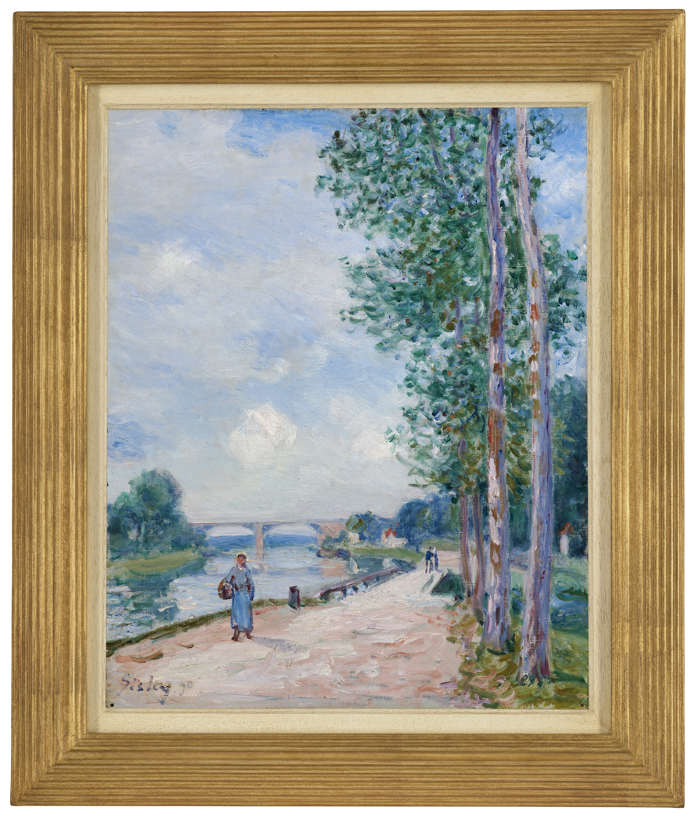 Alfred Sisley — Границы между горами Море, изображение 2