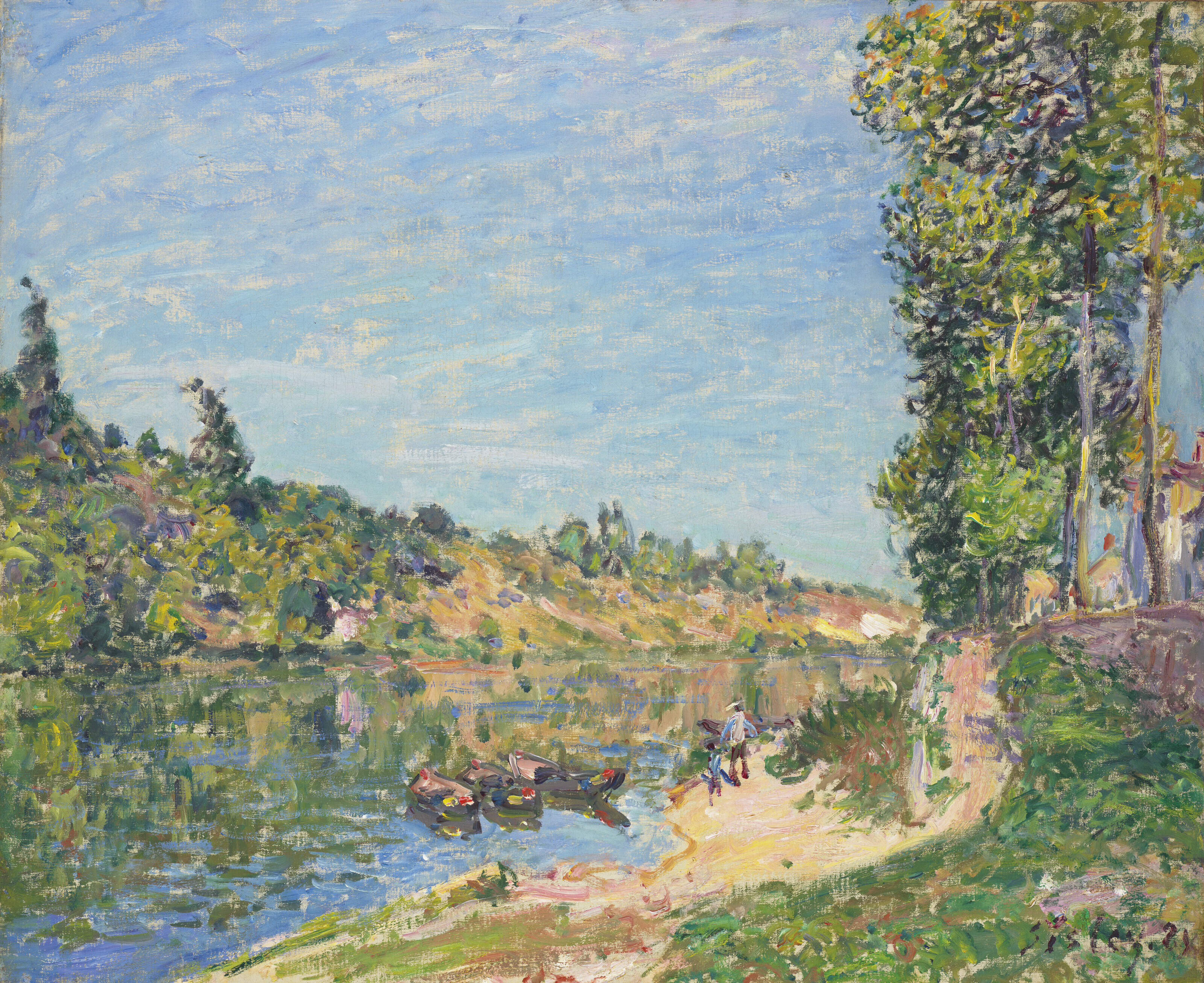Alfred Sisley — Лес Кото-де-ла-Целль, Апре-Сен-Мамес, изображение 2