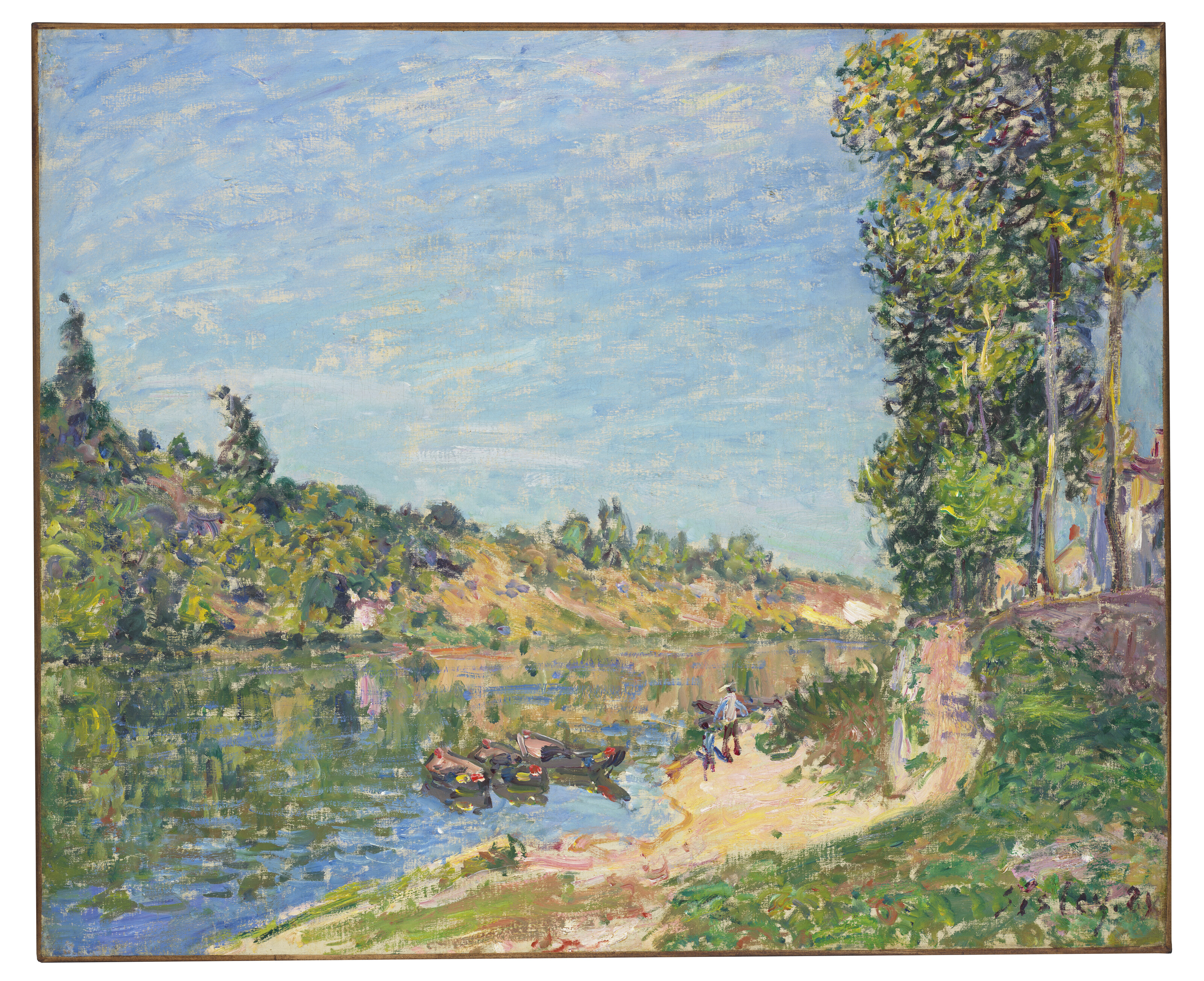 Alfred Sisley — Лес Кото-де-ла-Целль, Апре-Сен-Мамес, изображение 3
