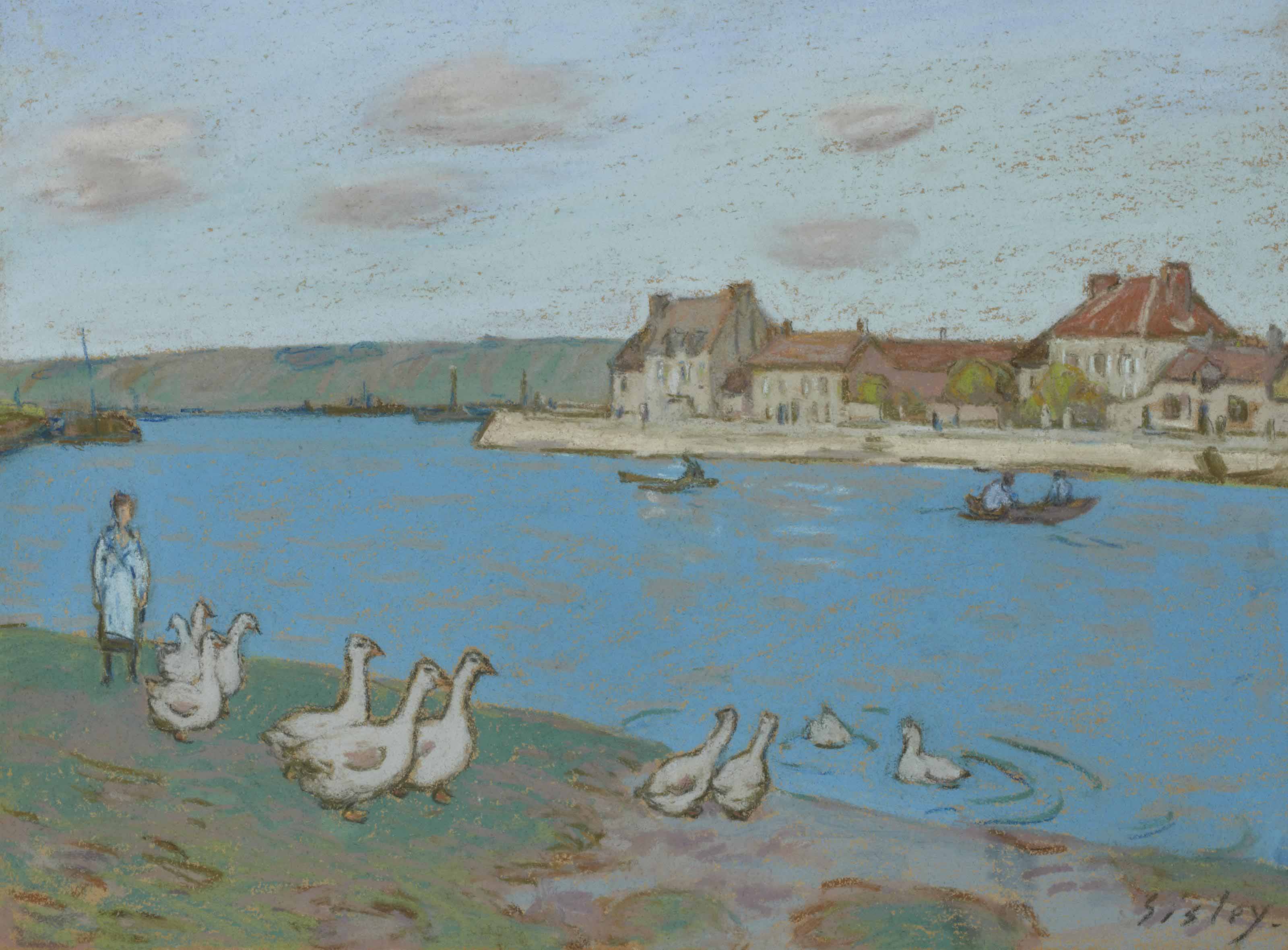 Alfred Sisley — Леса на границе с Луной