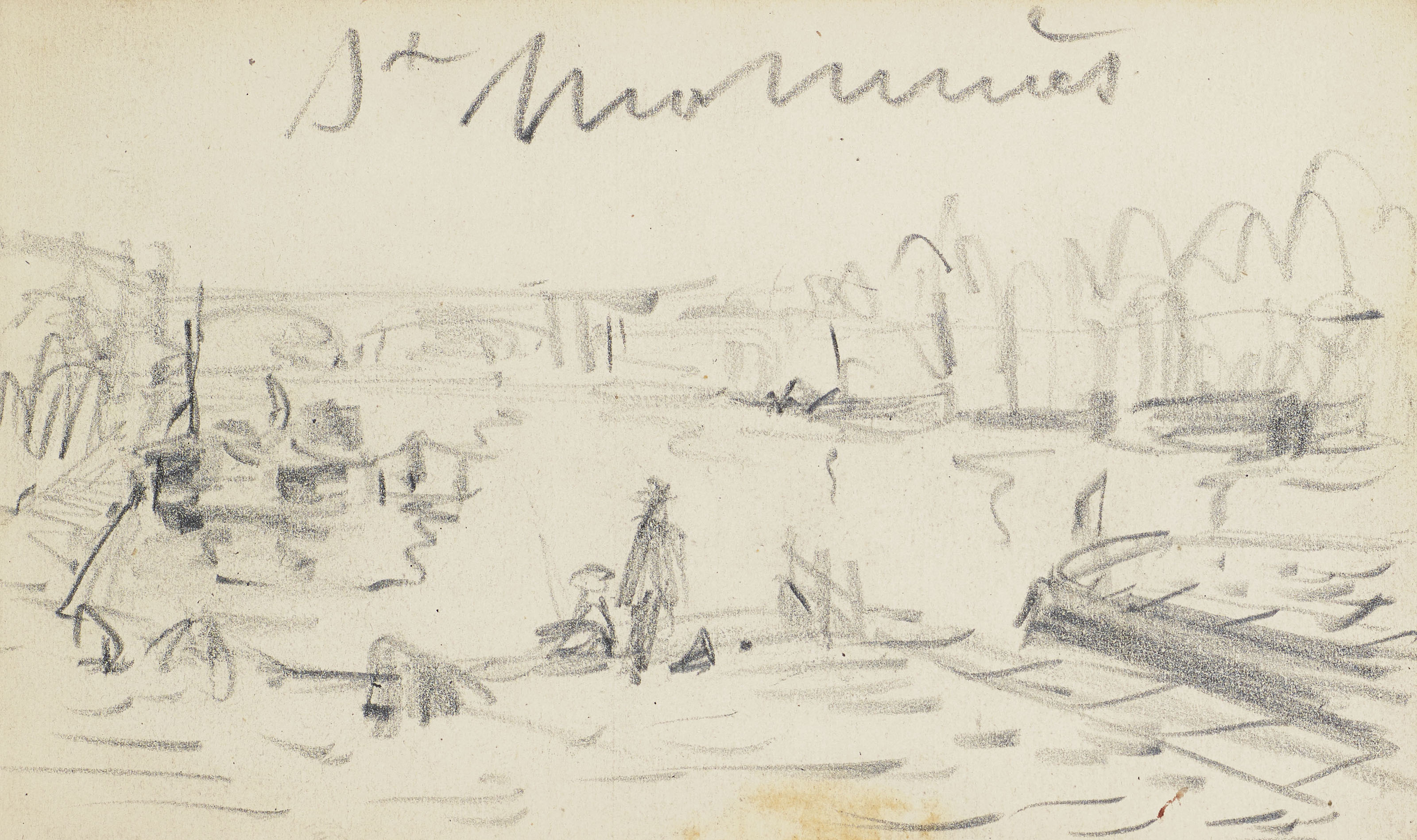 Alfred Sisley — Альбом для рисования, содержащий 22 рисунка, изображение 6
