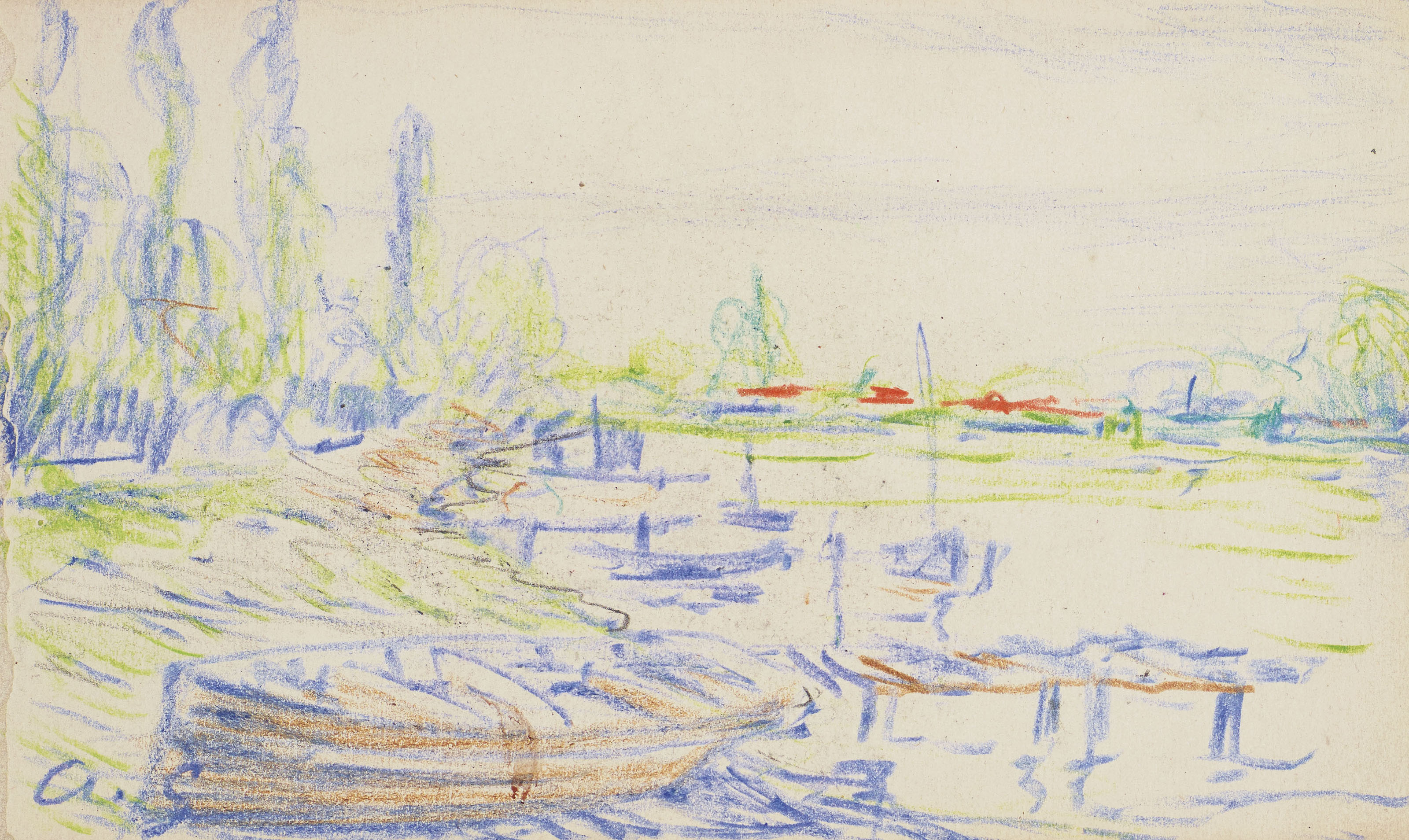 Alfred Sisley — Альбом для рисования, содержащий 22 рисунка, изображение 9