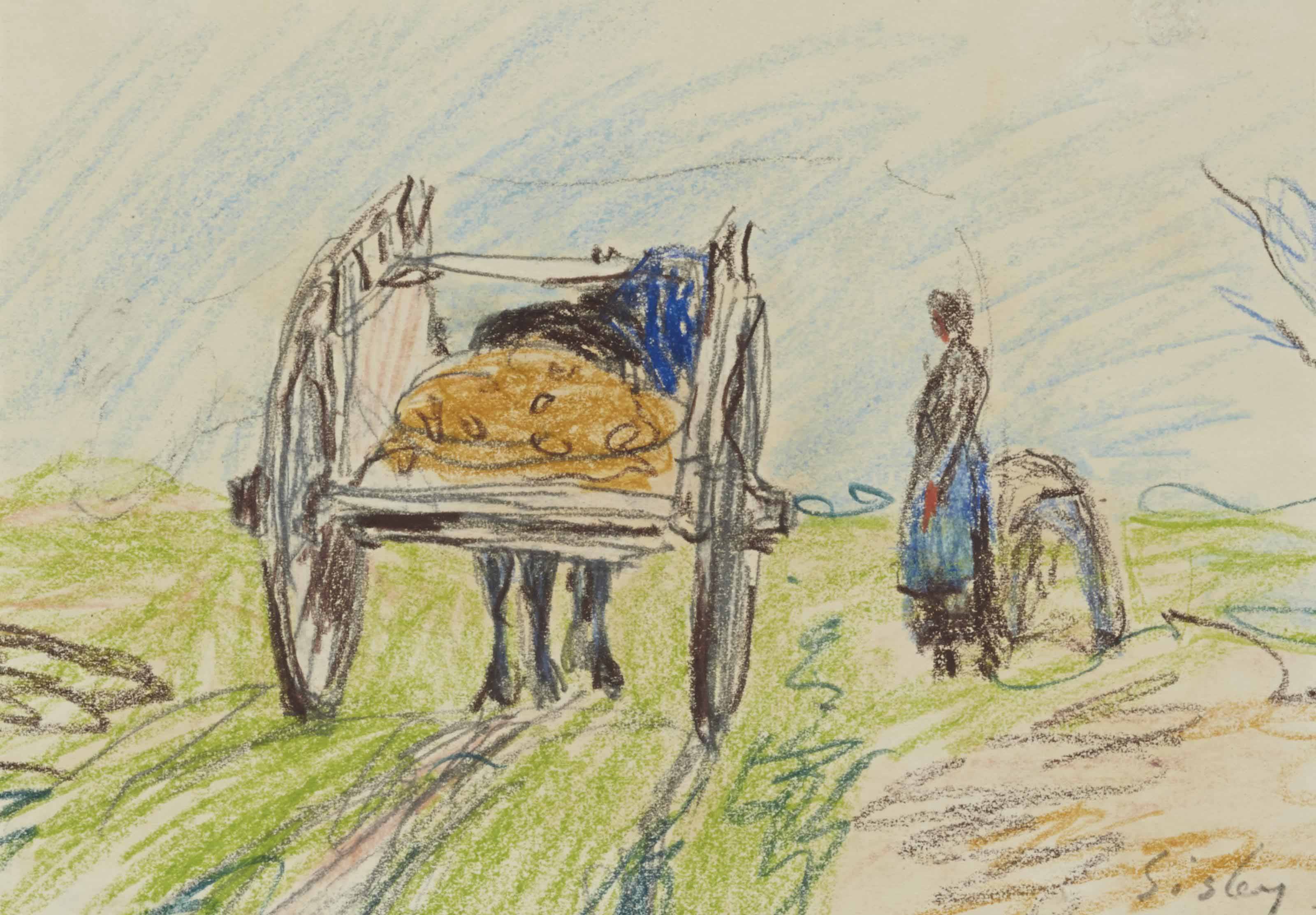 Alfred Sisley — Шарретт и пейсанн
