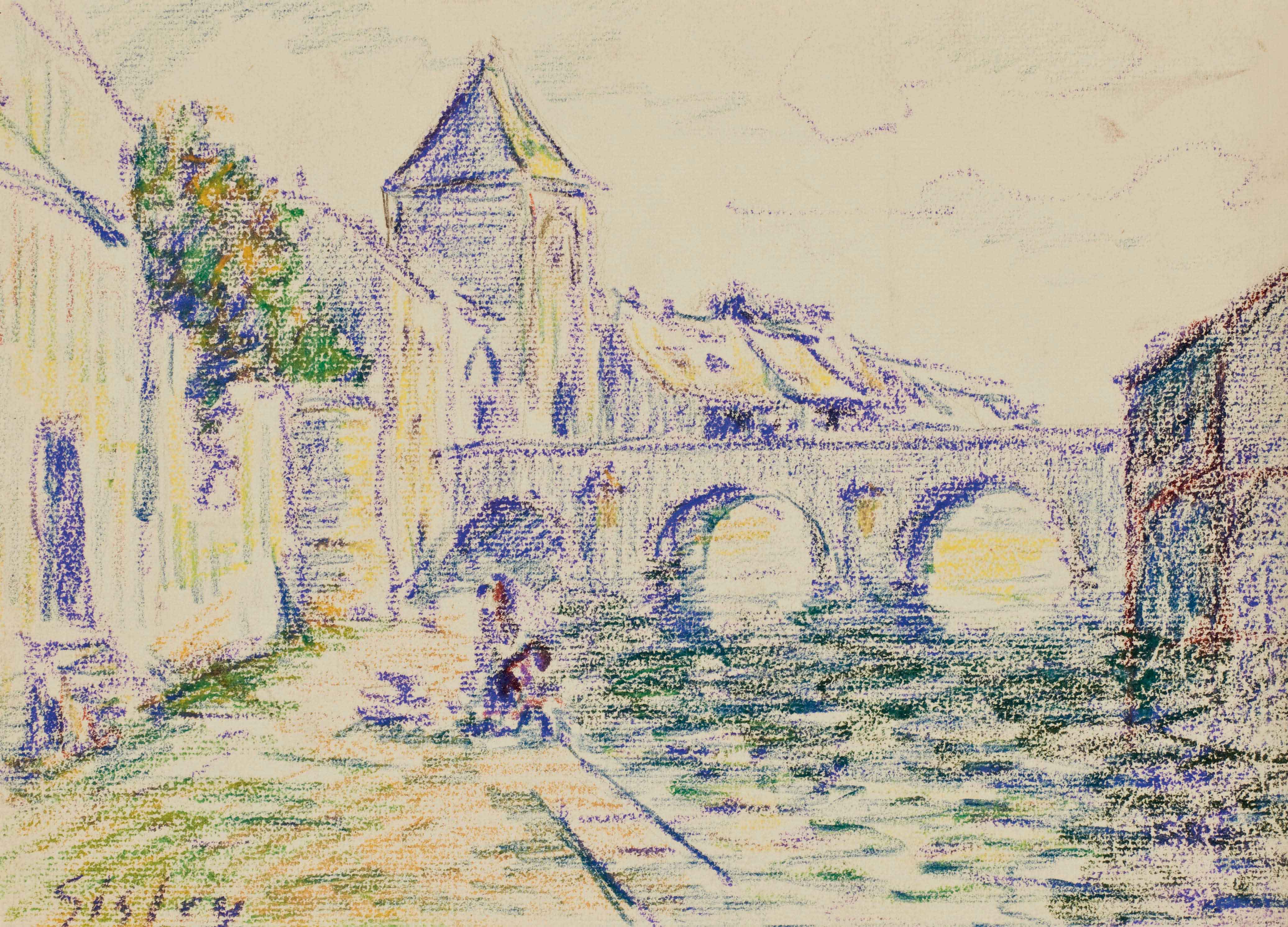 Alfred Sisley — Улица Море-сюр-Луан