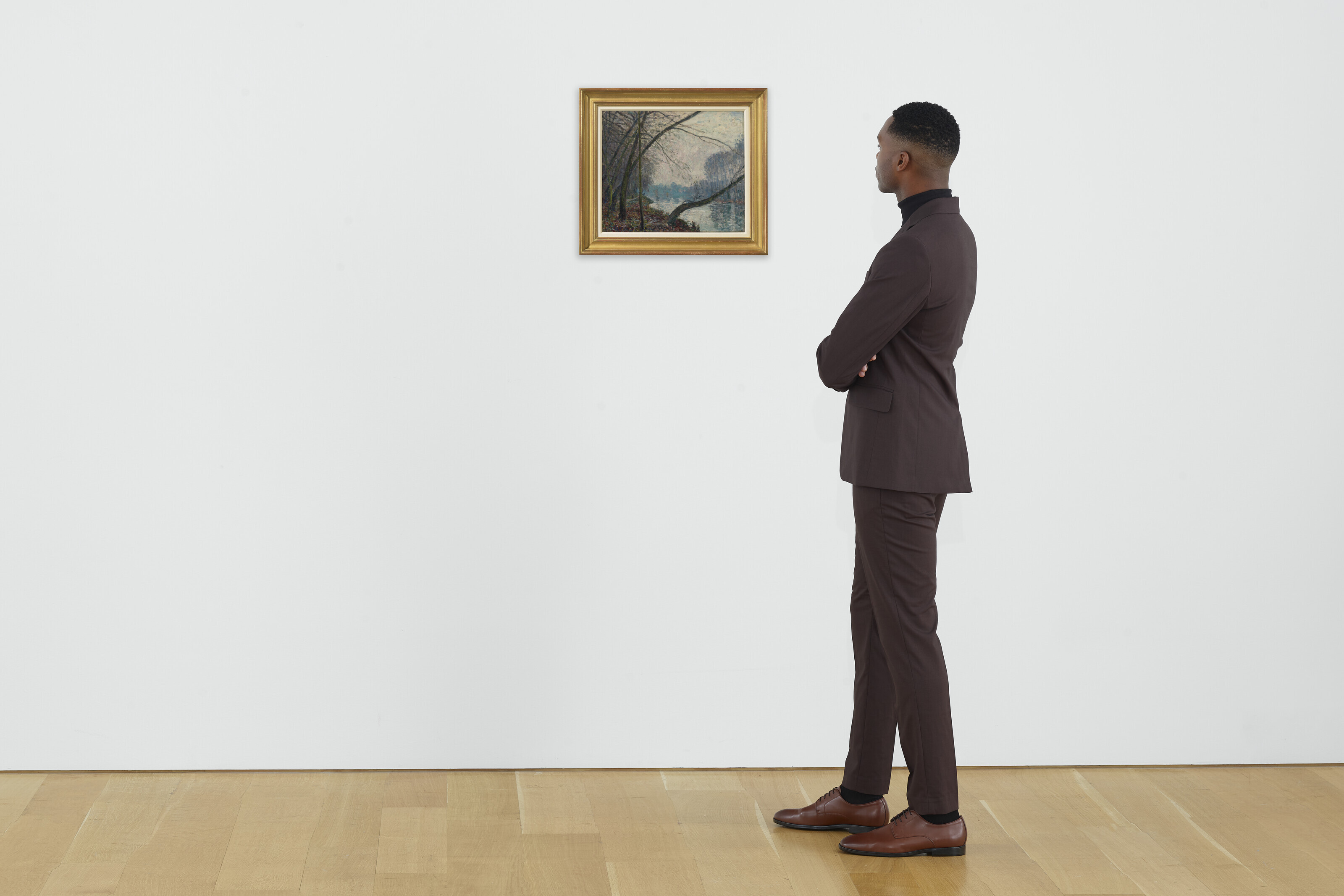 Alfred Sisley — Утренник в честь Рождества в Порт-Марли, изображение 4