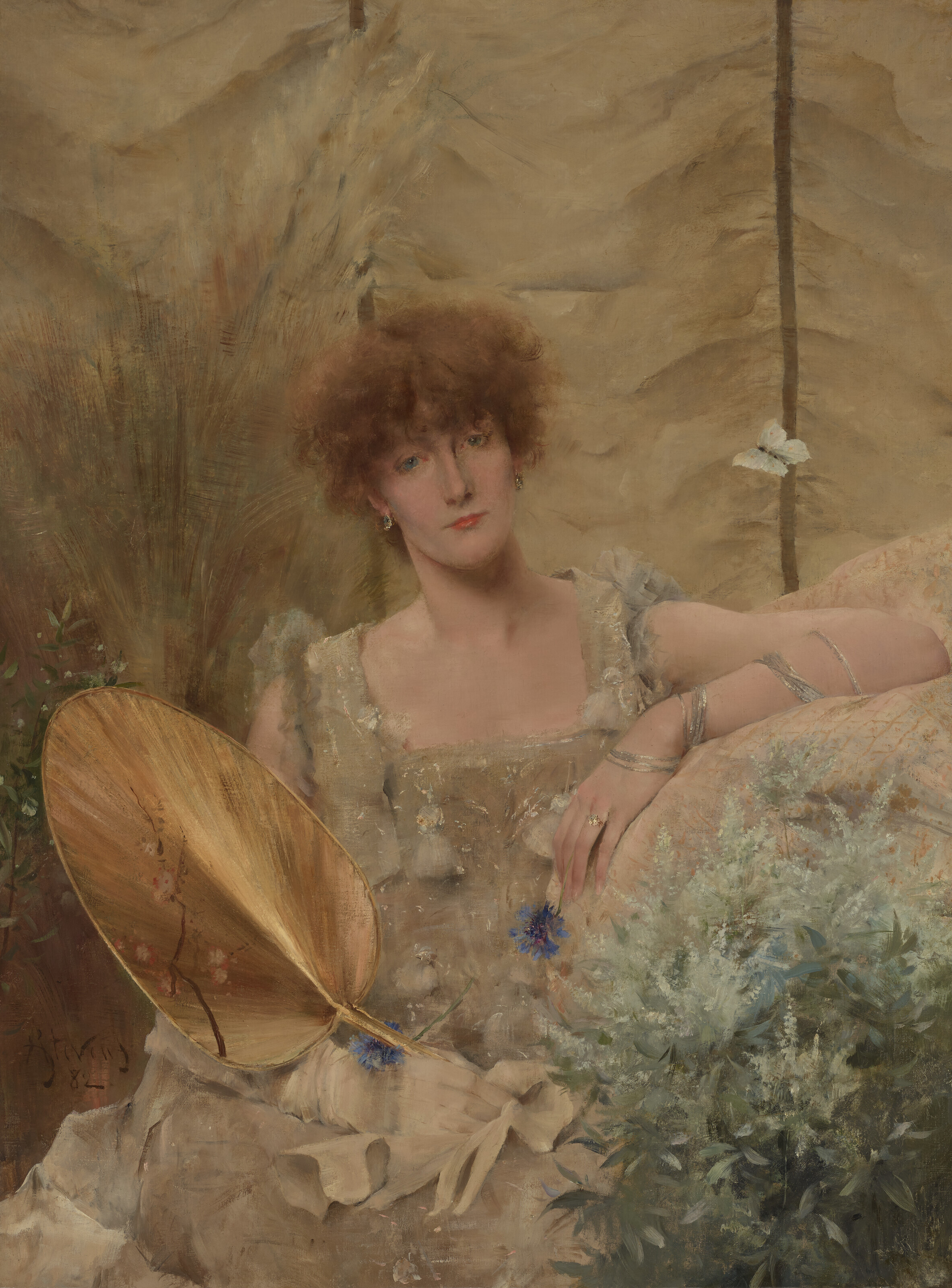 Alfred Stevens — Федора (портрет Сары Бернар)