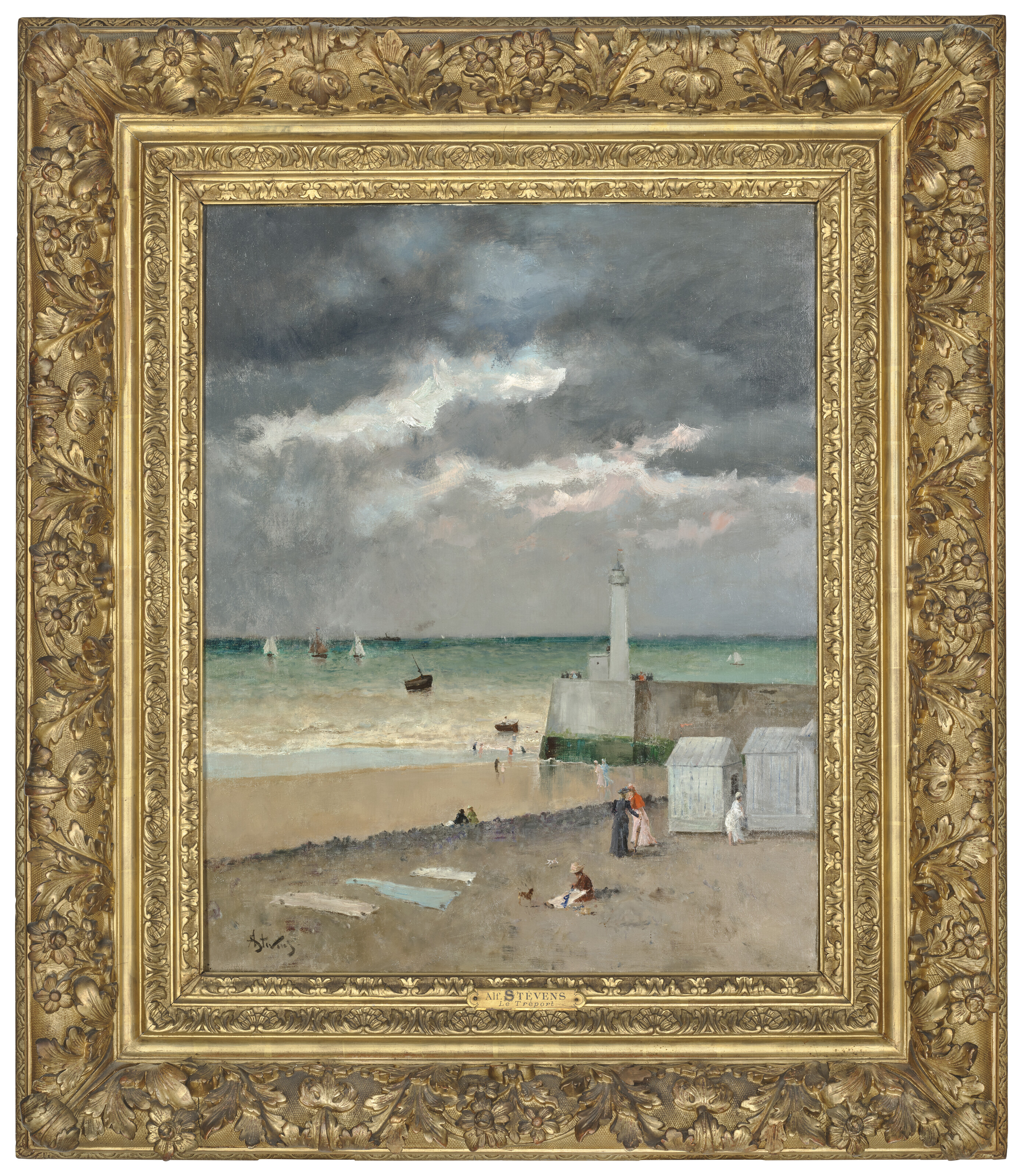 Alfred Stevens — Ле Трепорт, изображение 2