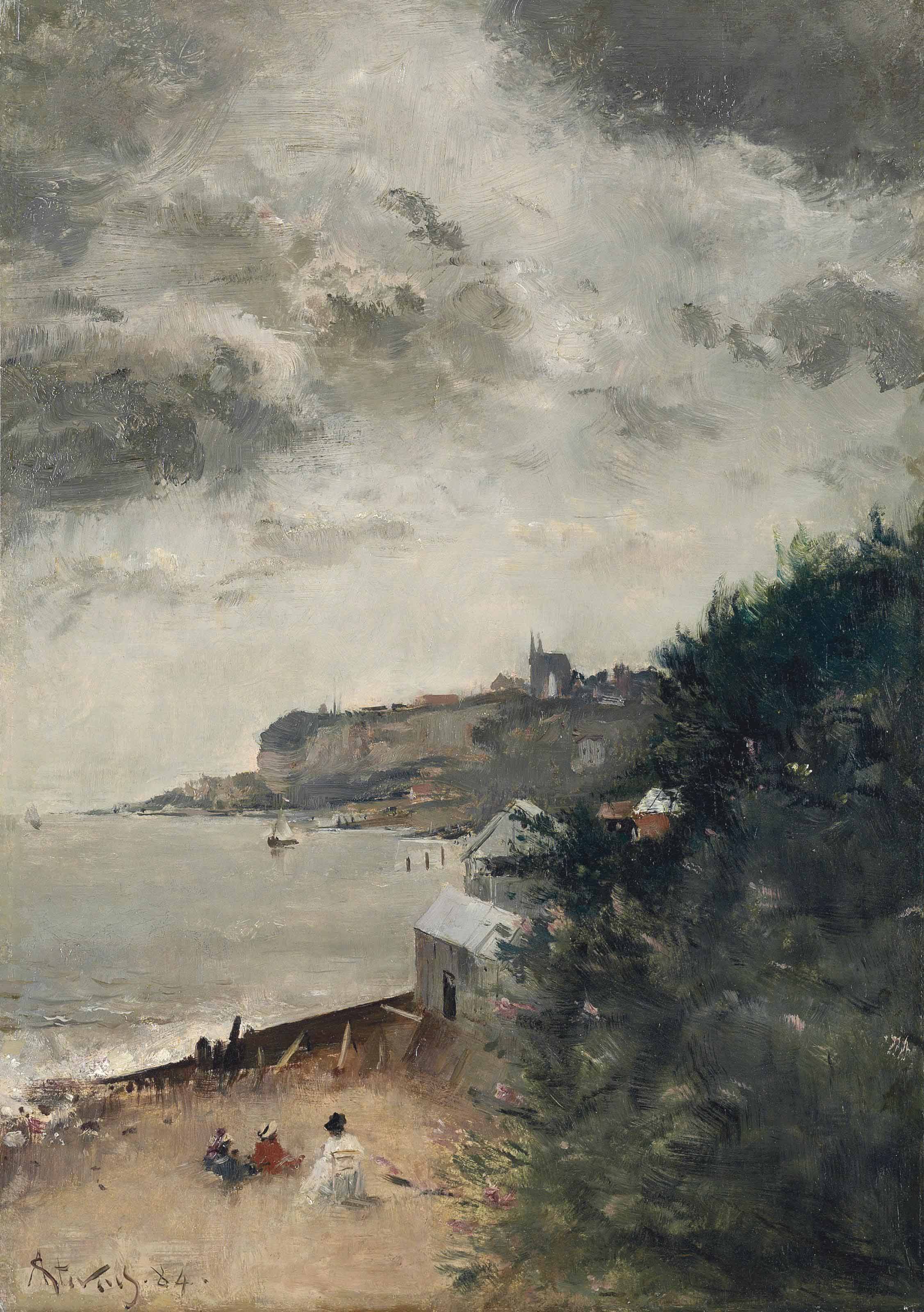 Alfred Stevens — Улица Сен-Адрес, Гавр