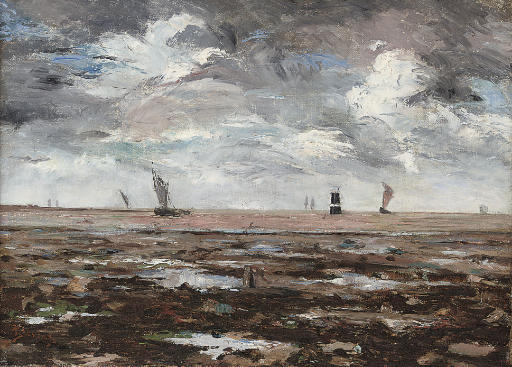 Alfred Stevens — Собирание морских плодов