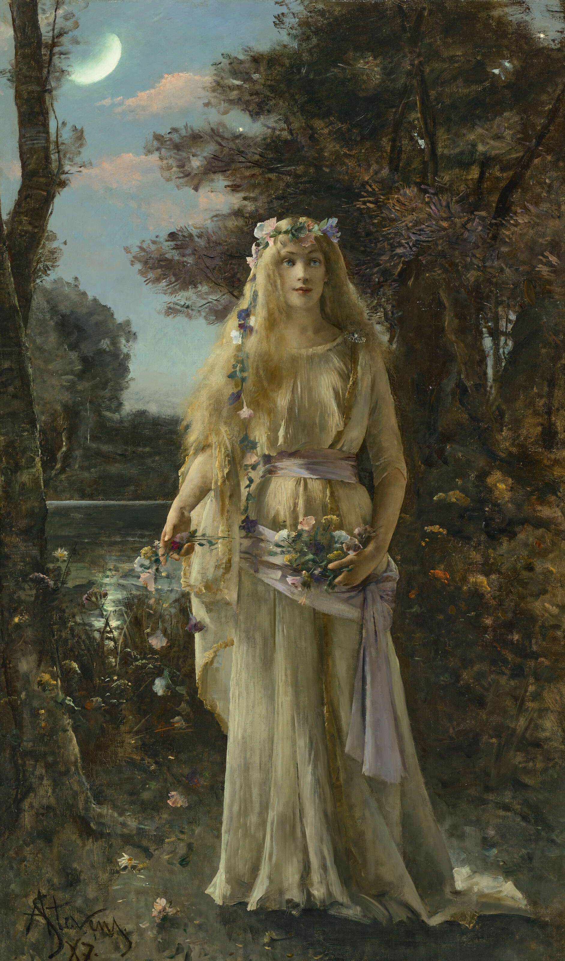 Alfred Stevens — Офелия (Ophelia)
