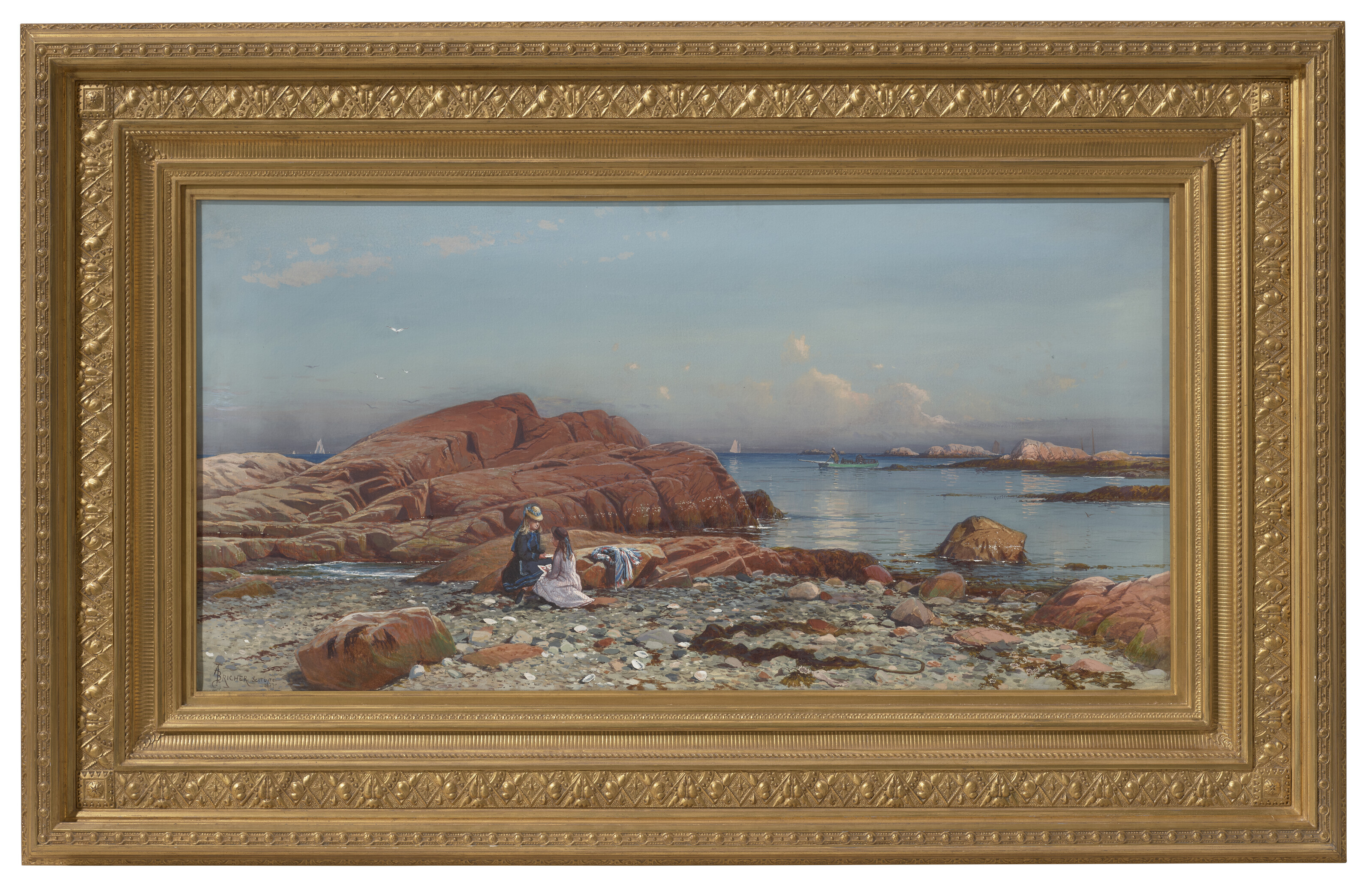 Alfred Thompson Bricher — Морской пейзаж, Живописная местность, изображение 2