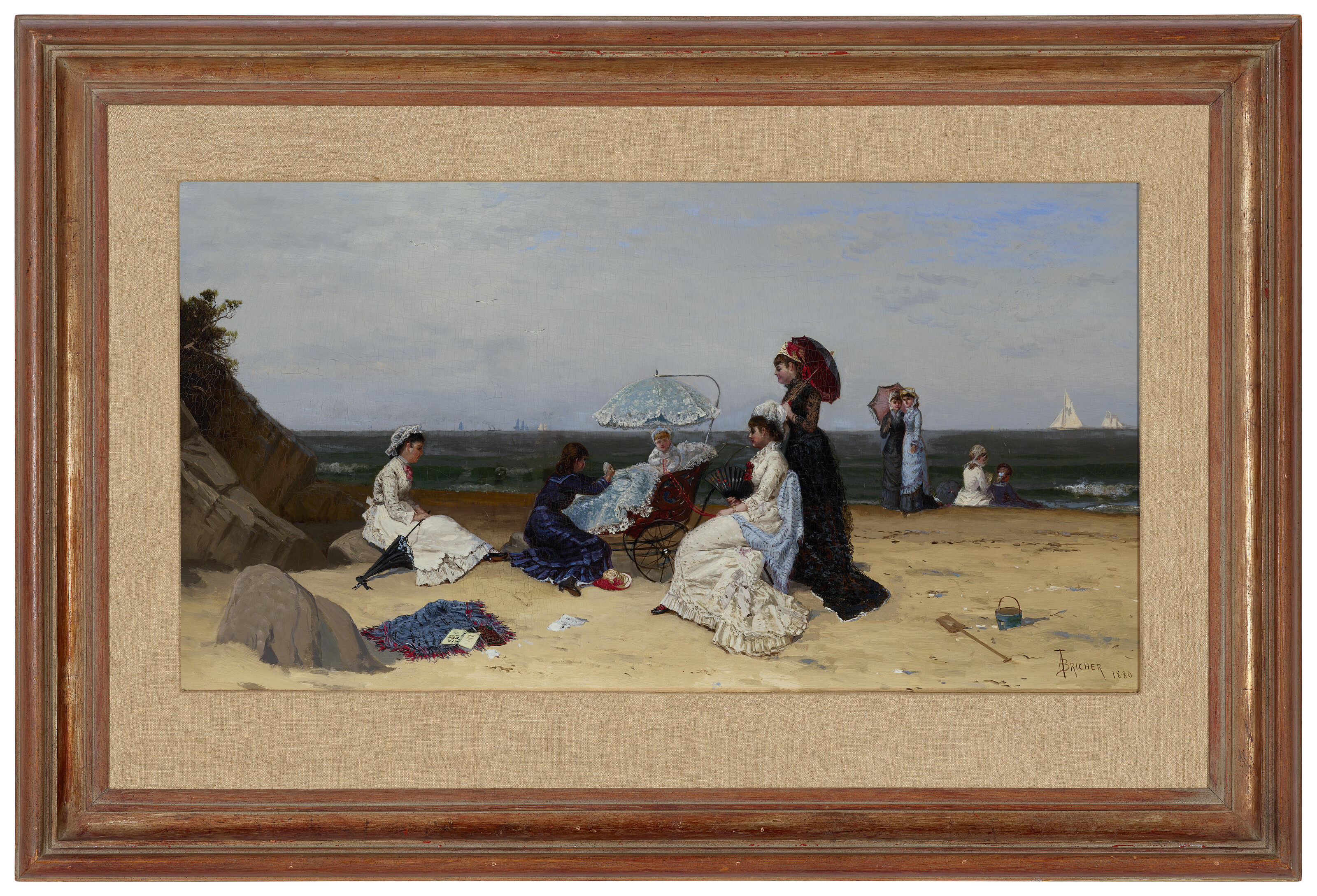 Alfred Thompson Bricher — Малыш - король, изображение 2