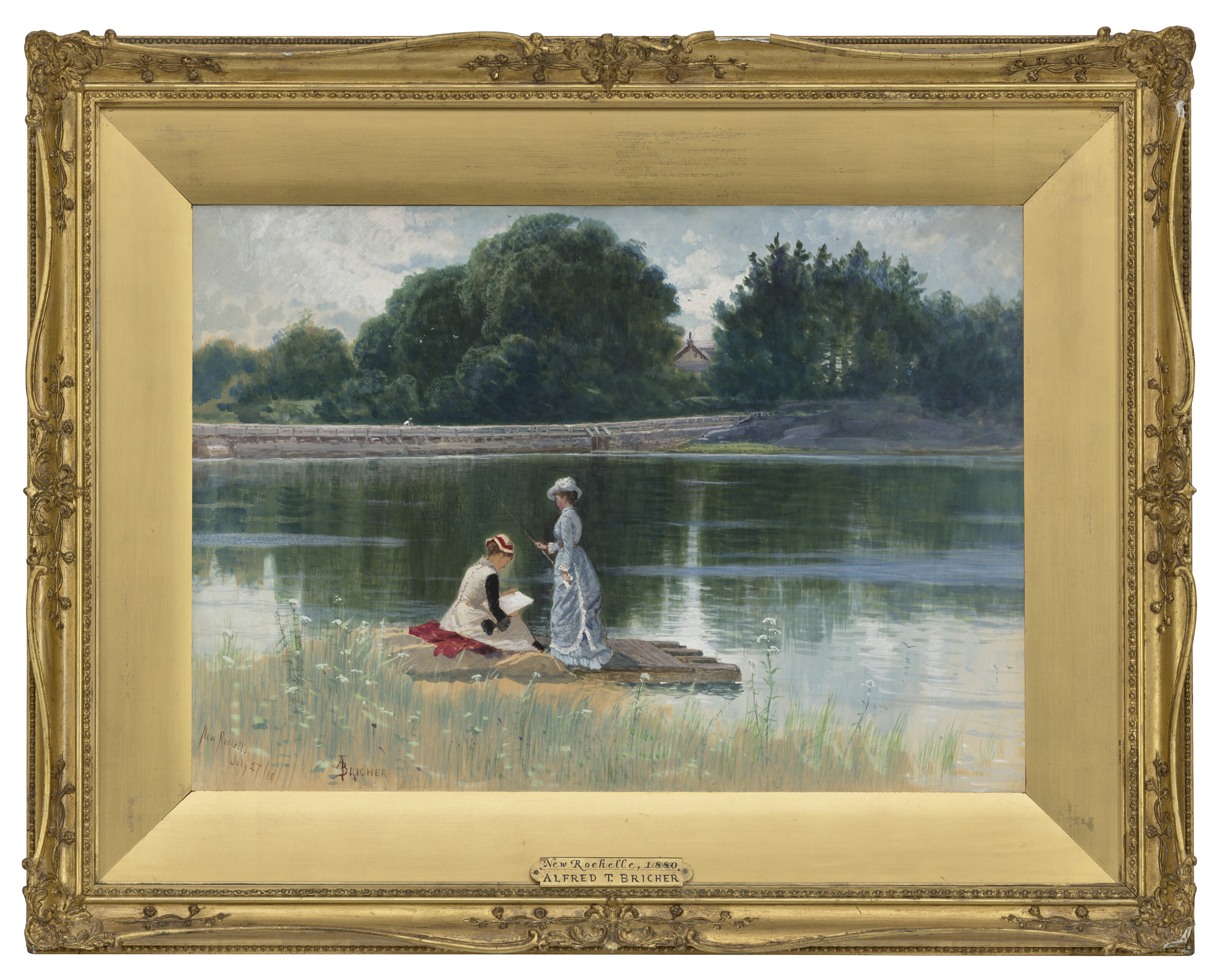Alfred Thompson Bricher — Приятный день, изображение 2
