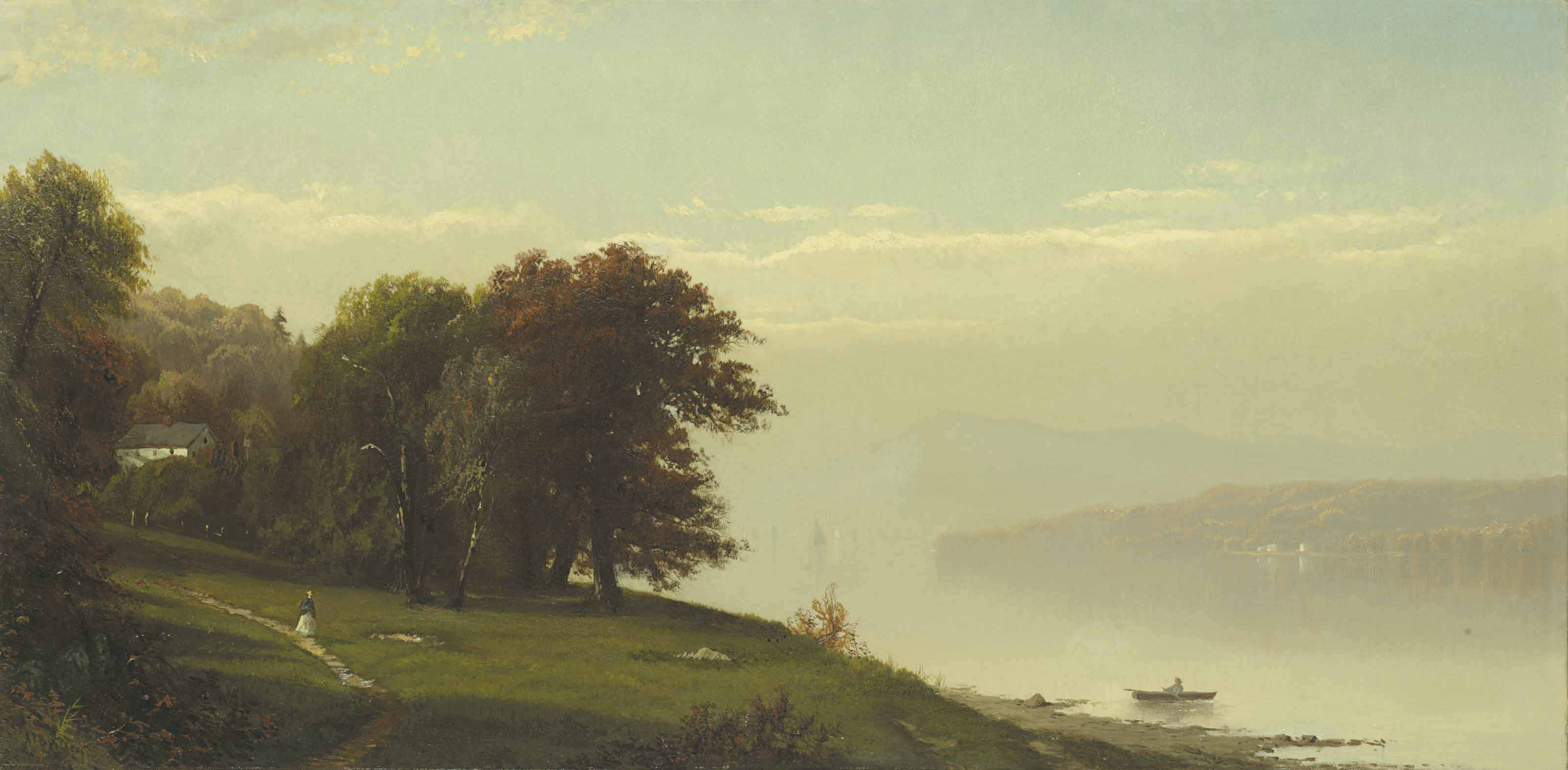 Alfred Thompson Bricher — Пейзаж на Гудзоне