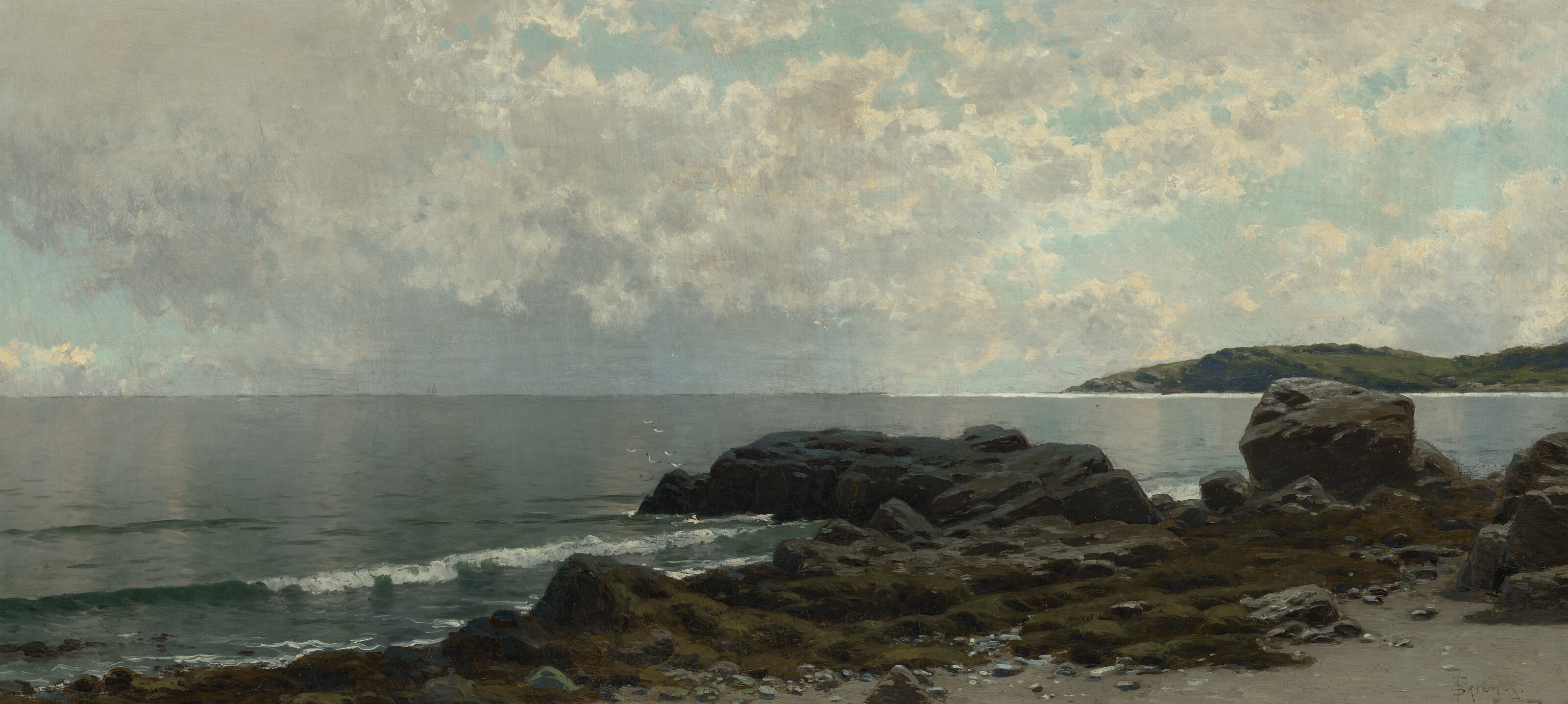 Alfred Thompson Bricher — Побережье у Гранд-Манана