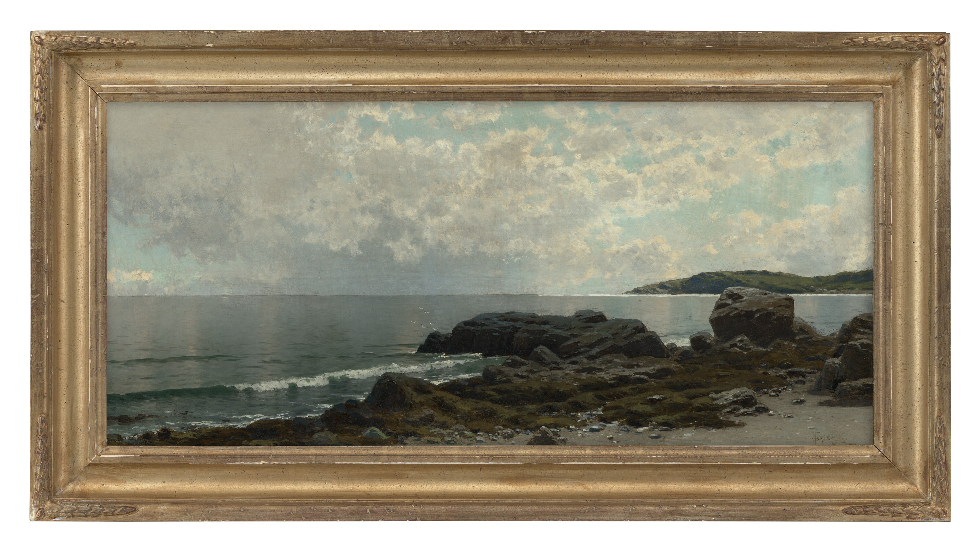 Alfred Thompson Bricher — Побережье у Гранд-Манана, изображение 2
