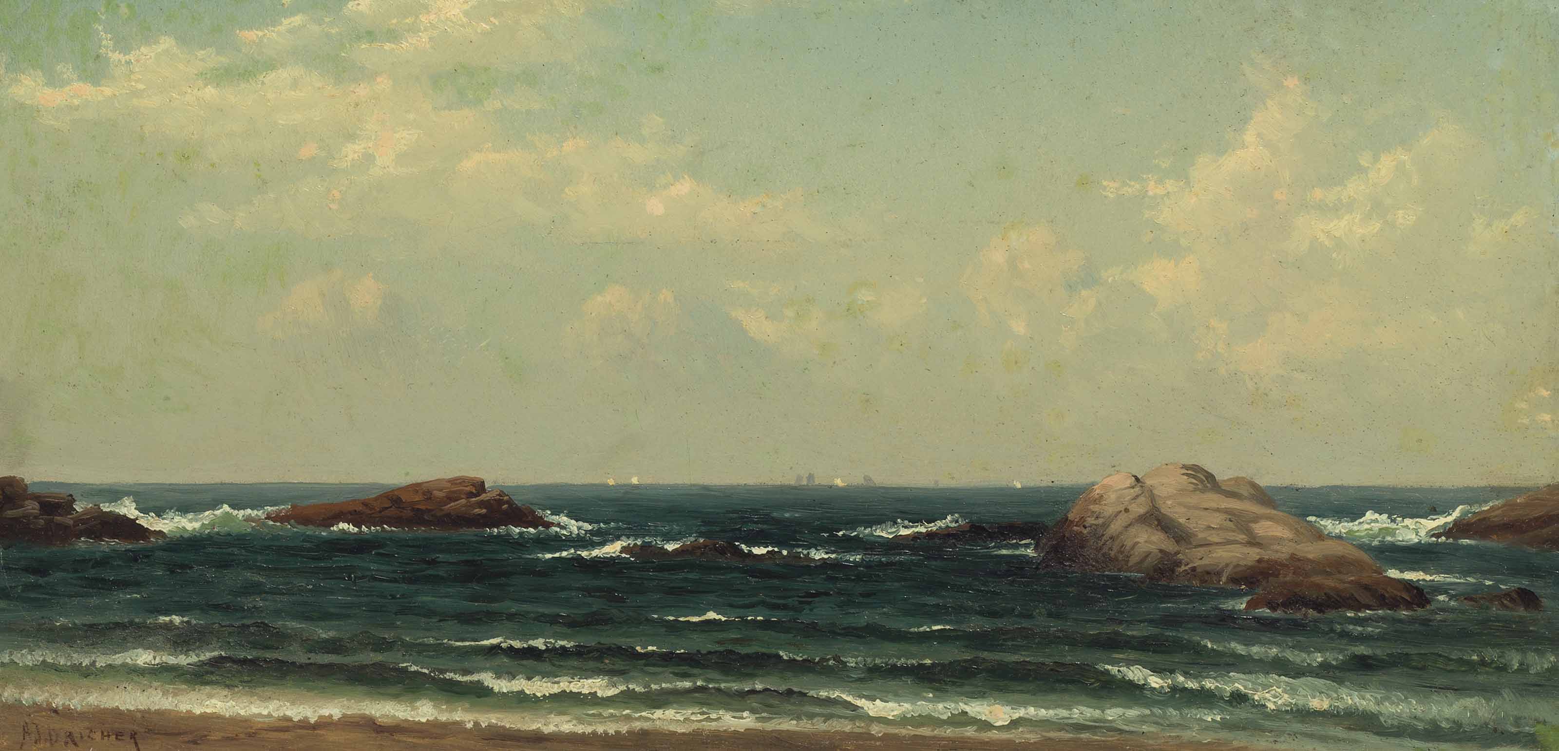 Alfred Thompson Bricher — Скалистый берег