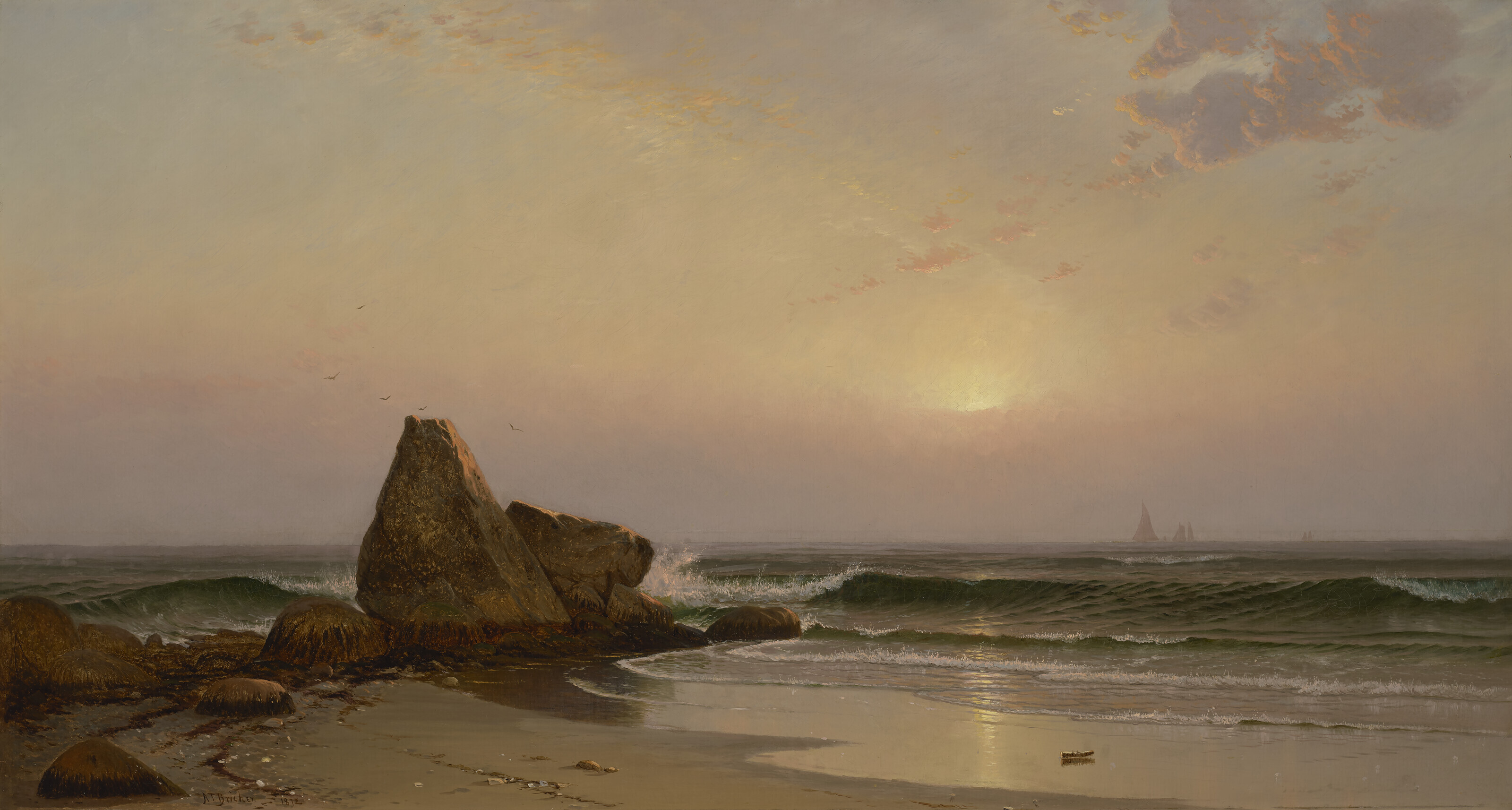Alfred Thompson Bricher — Утро в Наррагансетте