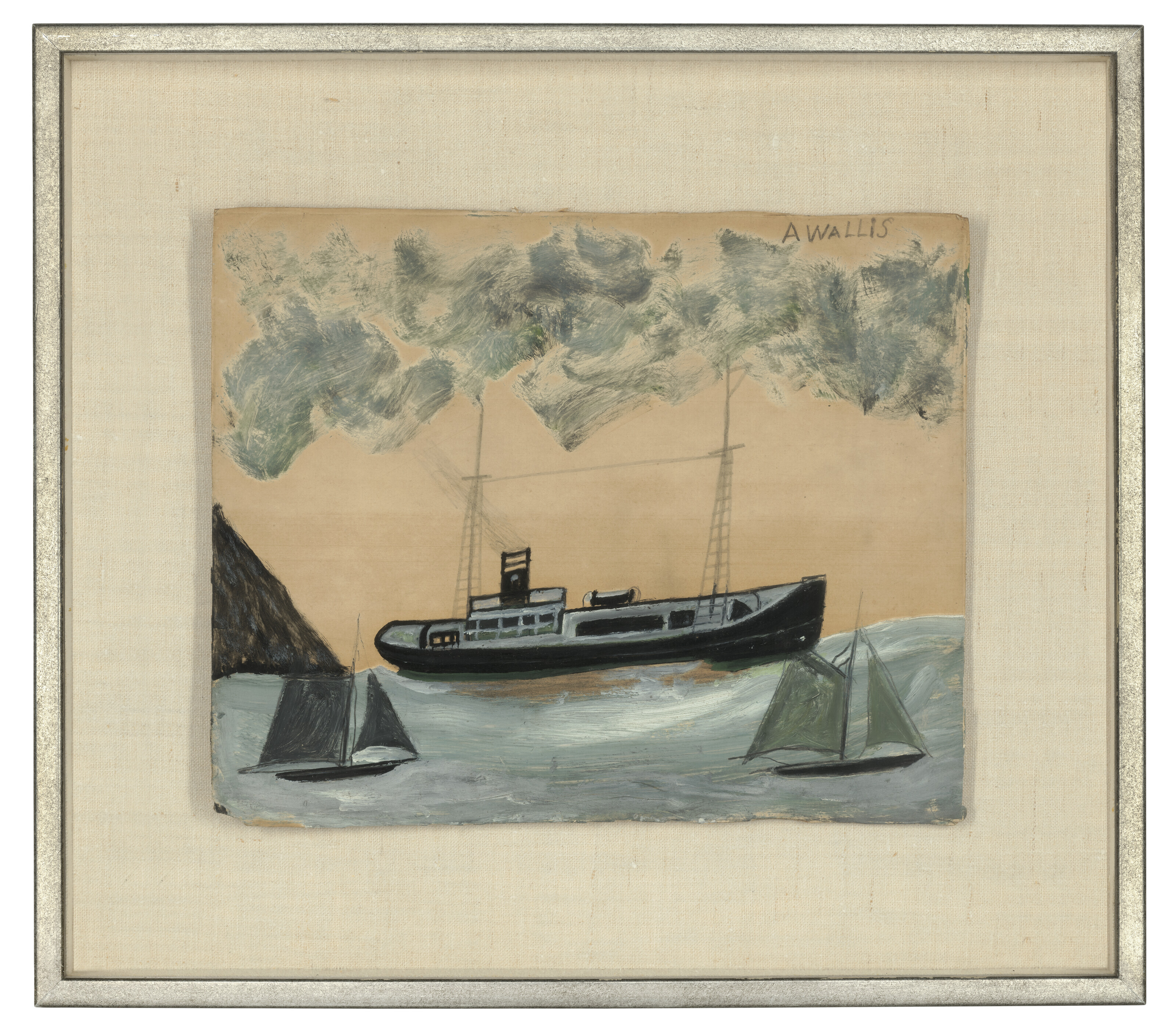Alfred Wallis — Траулер и две парусные лодки, изображение 2